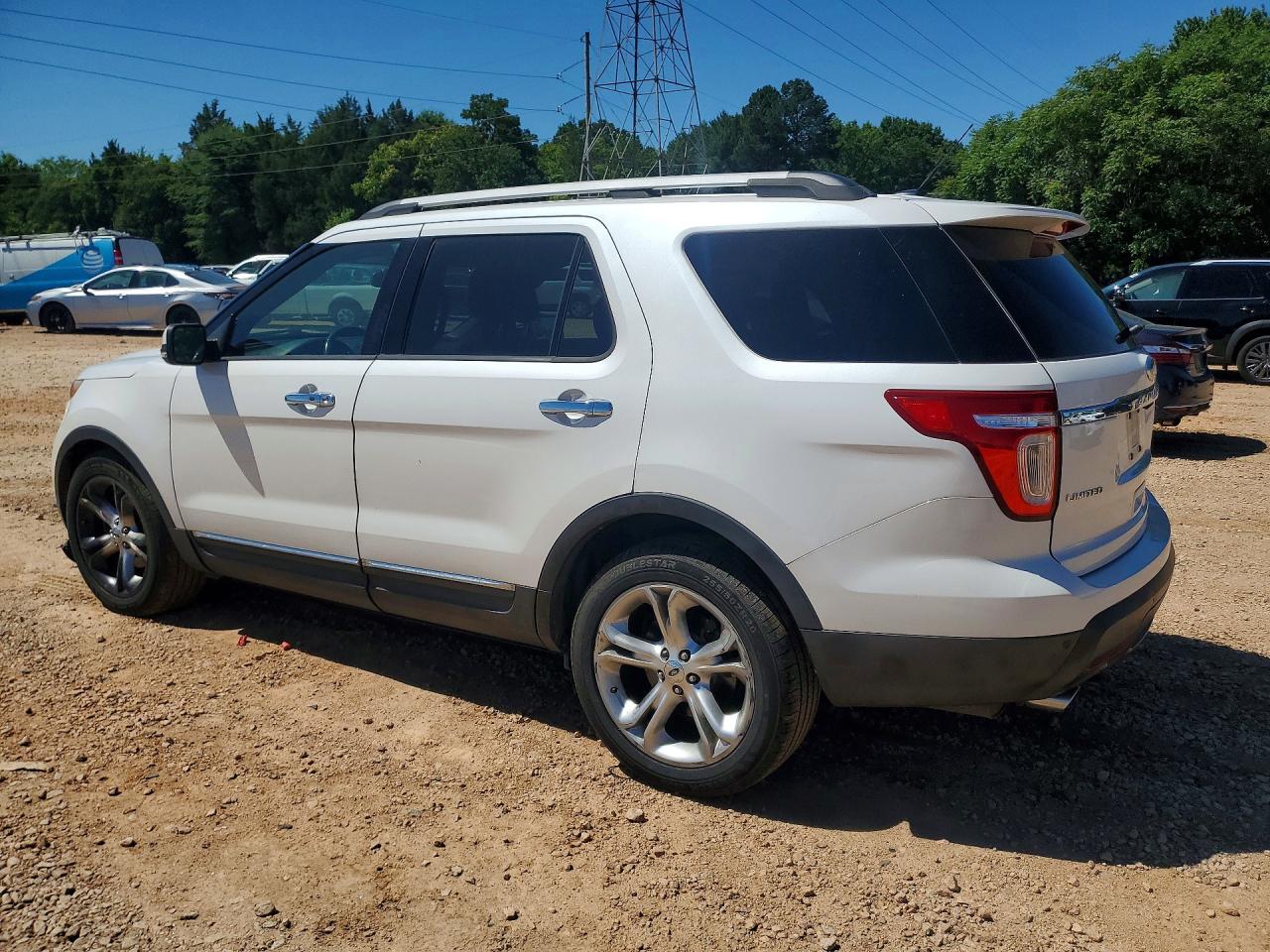 2011 Ford Explorer Limited White vin: 1FMHK7F86BGA13148