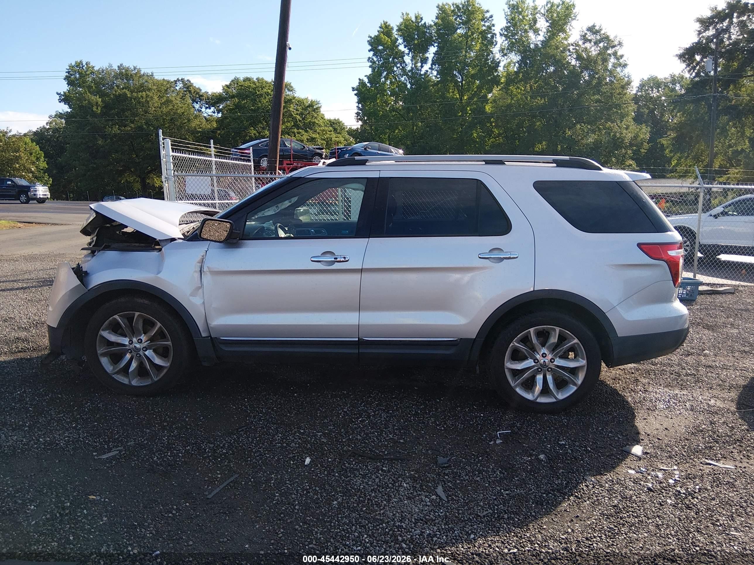 2011 Ford Explorer Limited Silver vin: 1FMHK7F86BGA45484