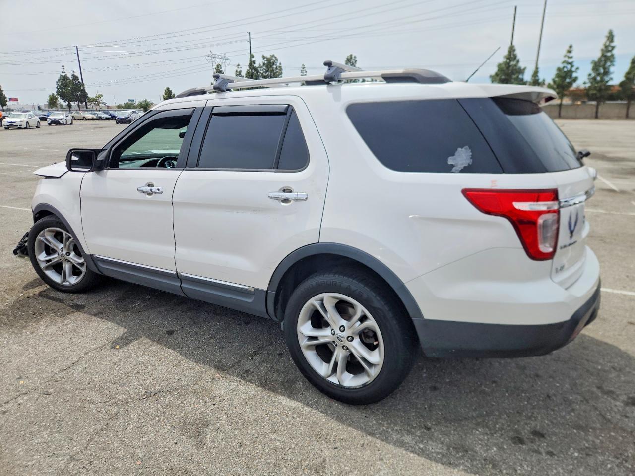 2011 Ford Explorer Limited White vin: 1FMHK7F86BGA46800