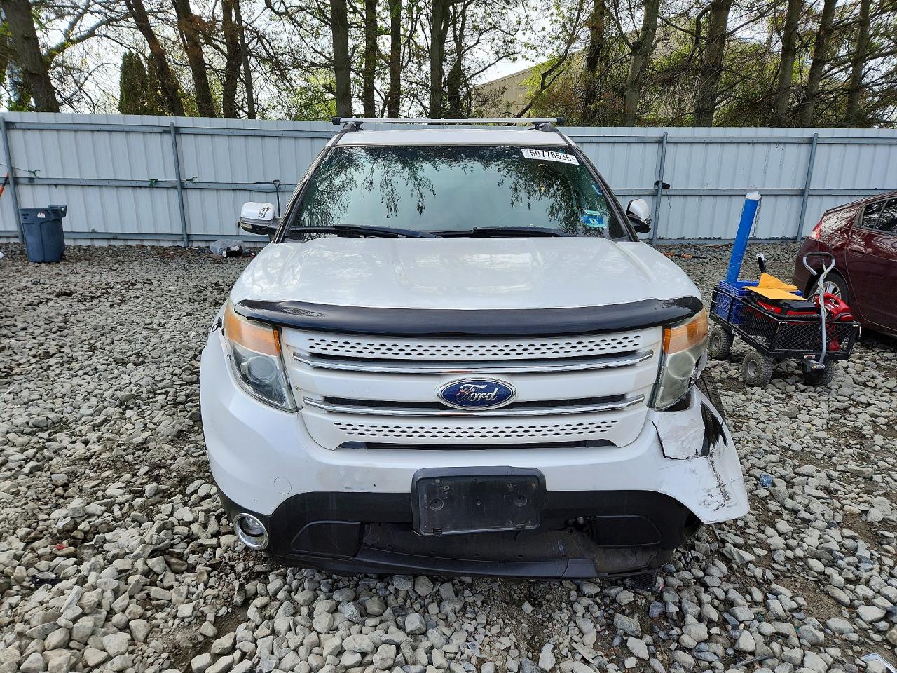 2011 Ford Explorer Limited White vin: 1FMHK7F86BGA88836