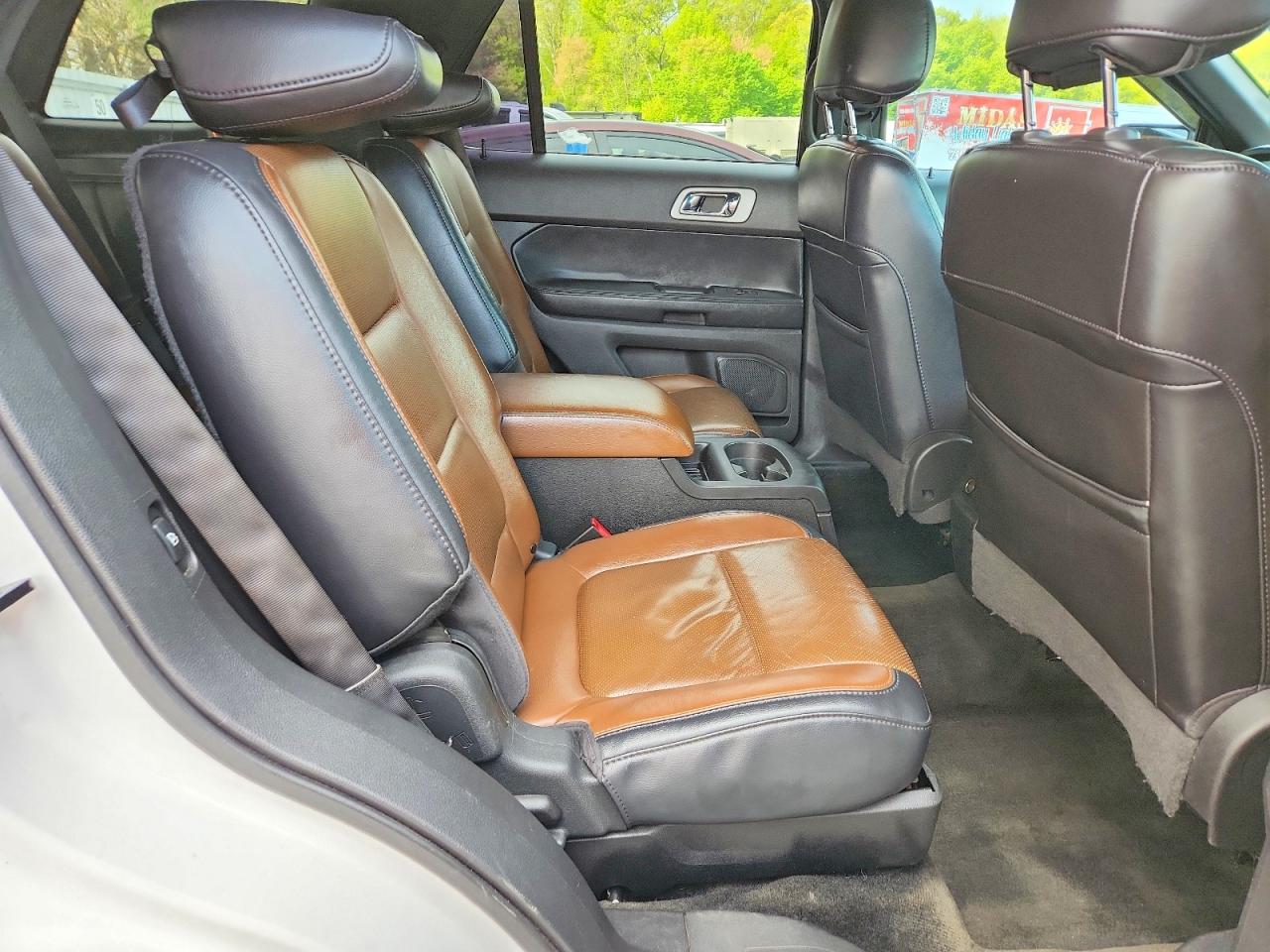 2011 Ford Explorer Limited White vin: 1FMHK7F86BGA88836