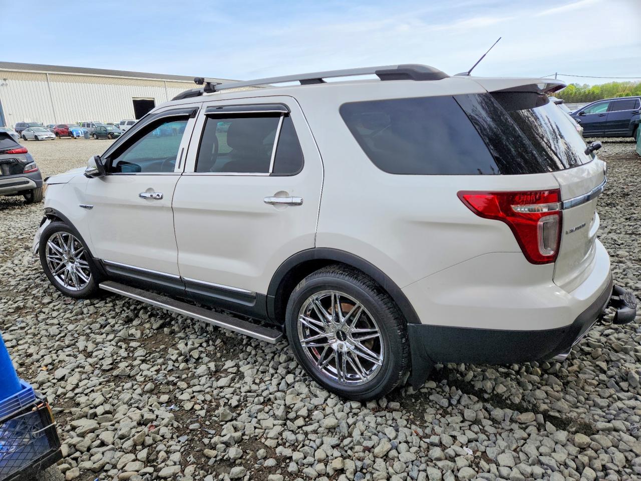 2011 Ford Explorer Limited White vin: 1FMHK7F86BGA88836