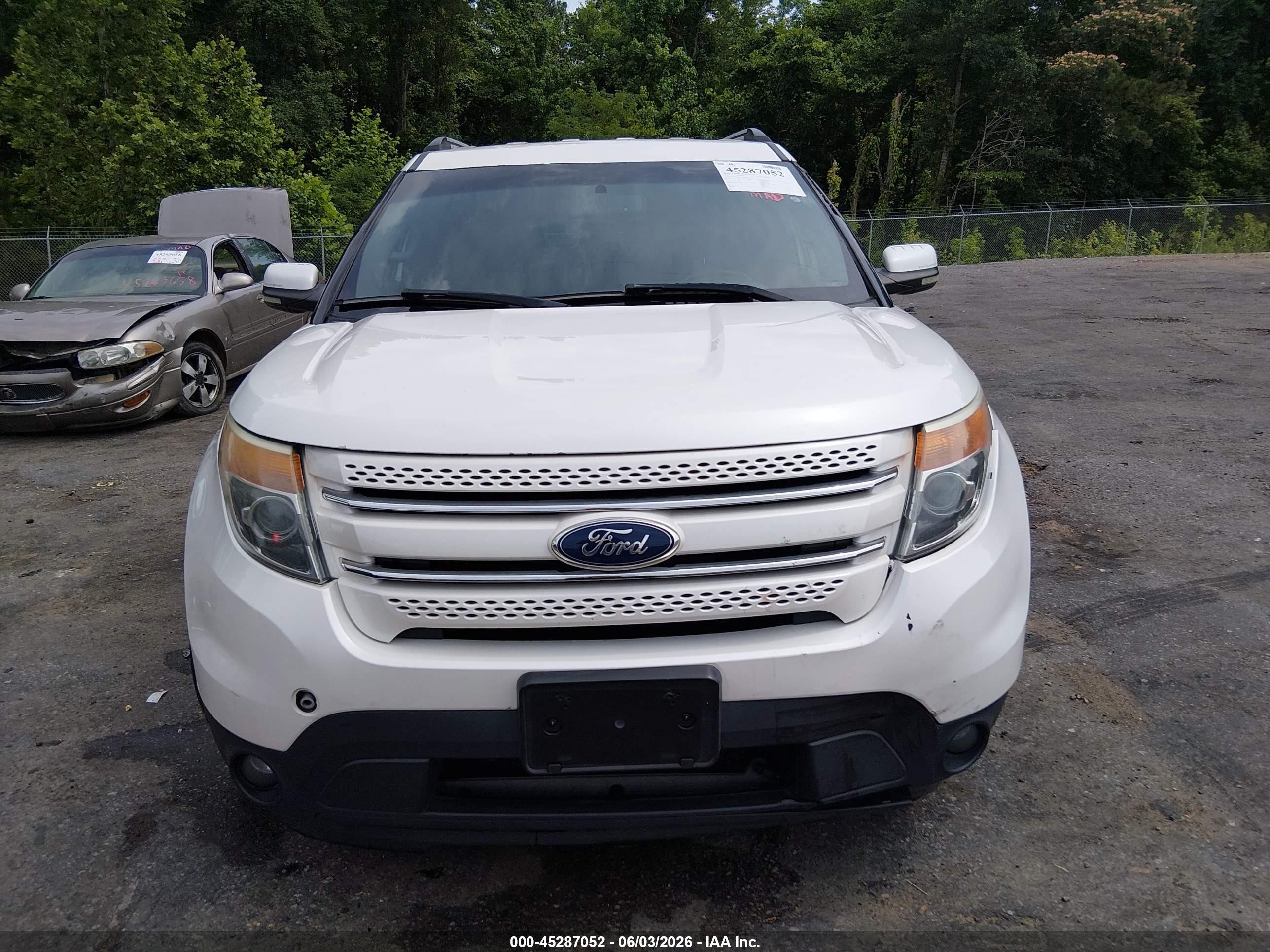 2012 Ford Explorer Limited White vin: 1FMHK7F86CGA79958