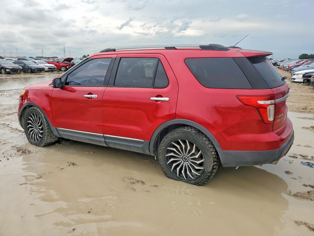 2012 Ford Explorer Red vin: 1FMHK7F86CGA93665