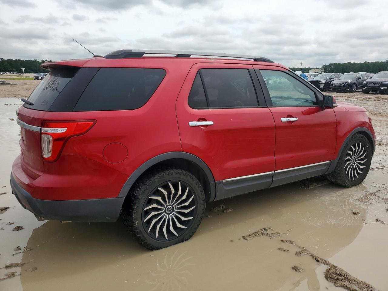 2012 Ford Explorer Red vin: 1FMHK7F86CGA93665