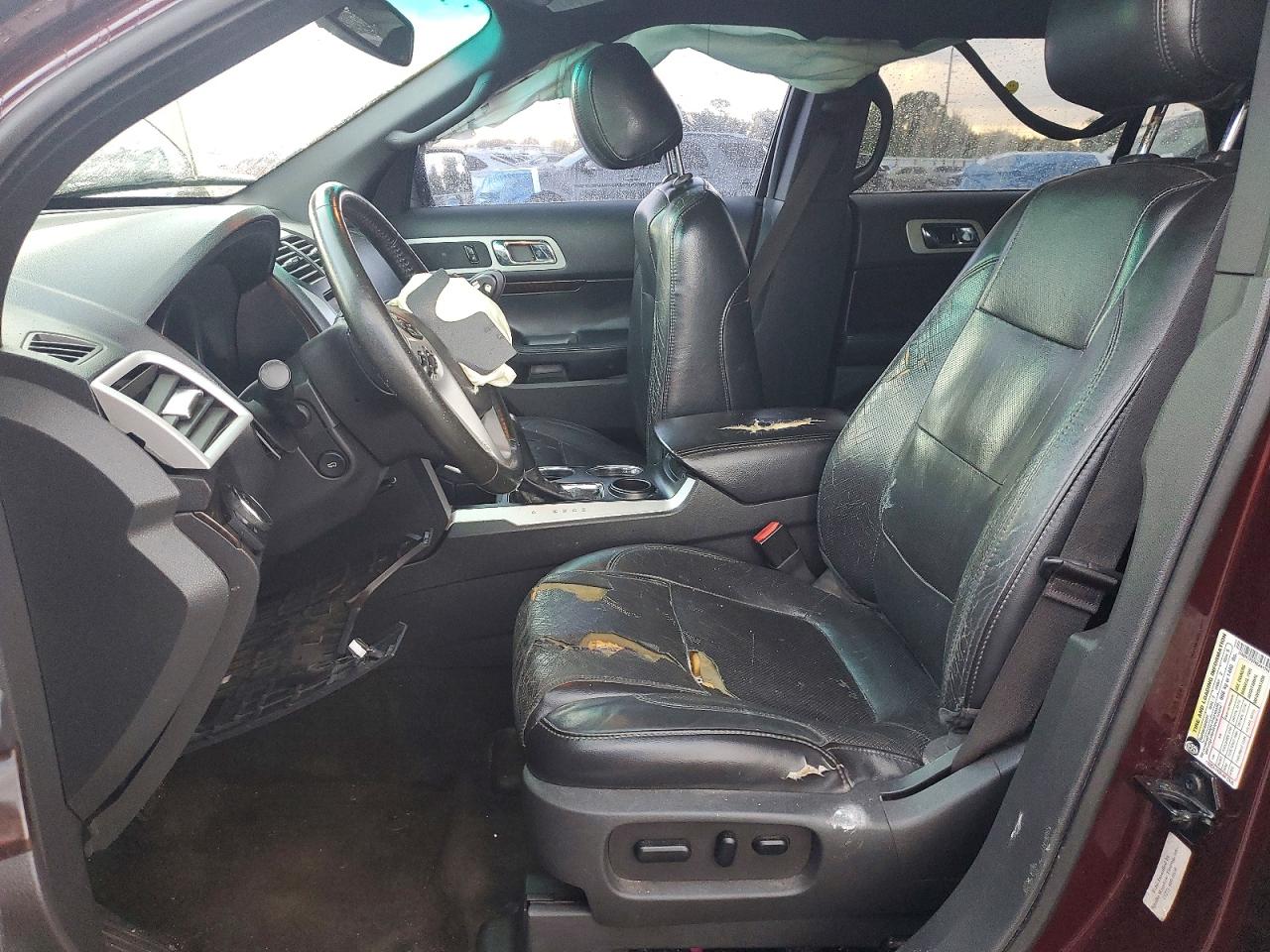 2011 Ford Explorer Limited Burgundy vin: 1FMHK7F87BGA41394