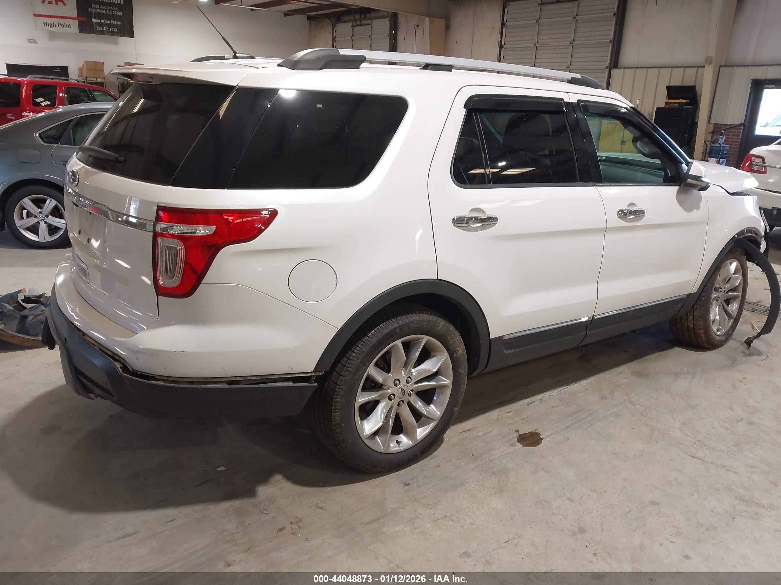 2011 Ford Explorer Limited White vin: 1FMHK7F87BGA63699