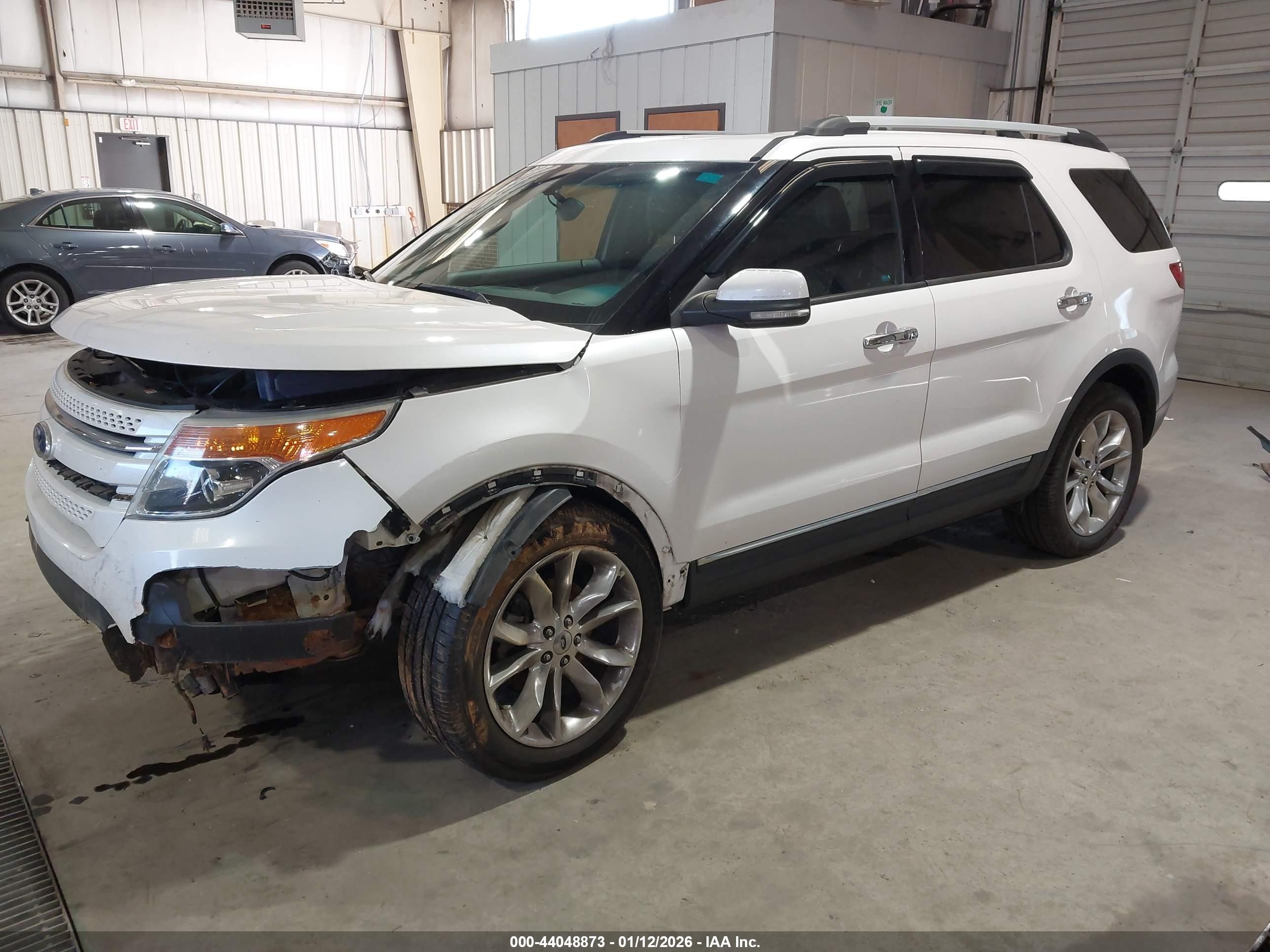 2011 Ford Explorer Limited White vin: 1FMHK7F87BGA63699