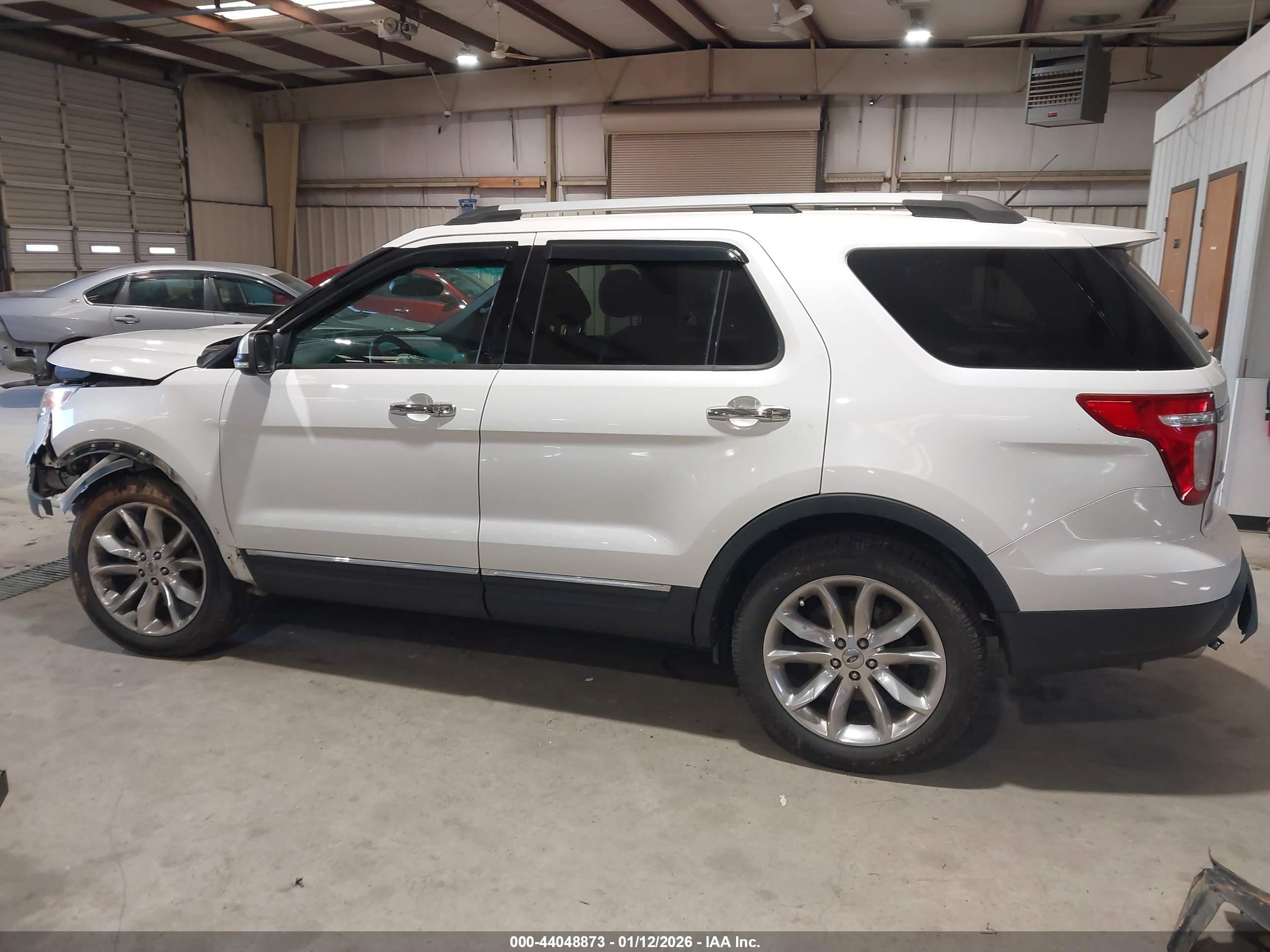 2011 Ford Explorer Limited White vin: 1FMHK7F87BGA63699