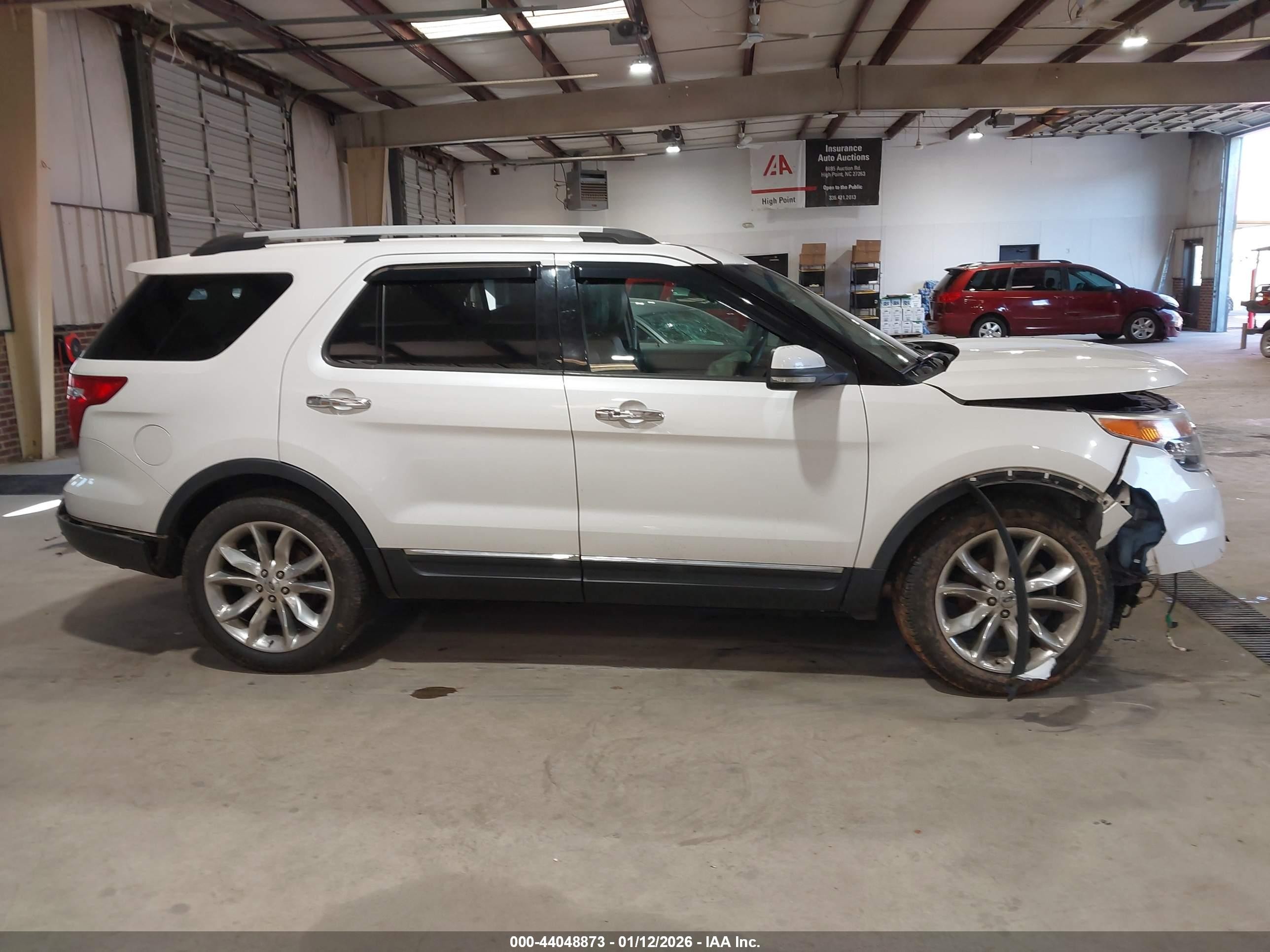 2011 Ford Explorer Limited White vin: 1FMHK7F87BGA63699