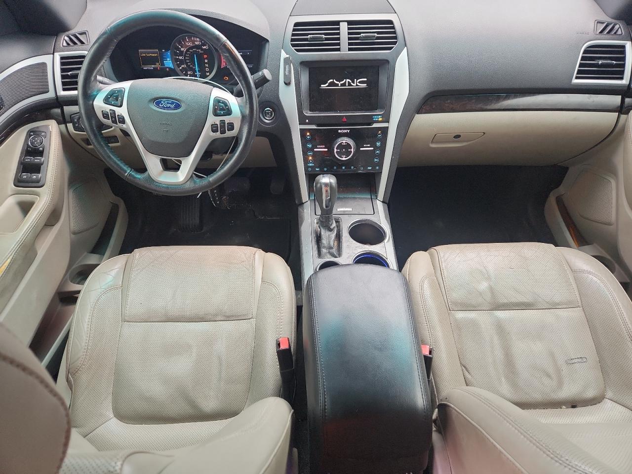 2011 Ford Explorer Limited White vin: 1FMHK7F87BGA88408