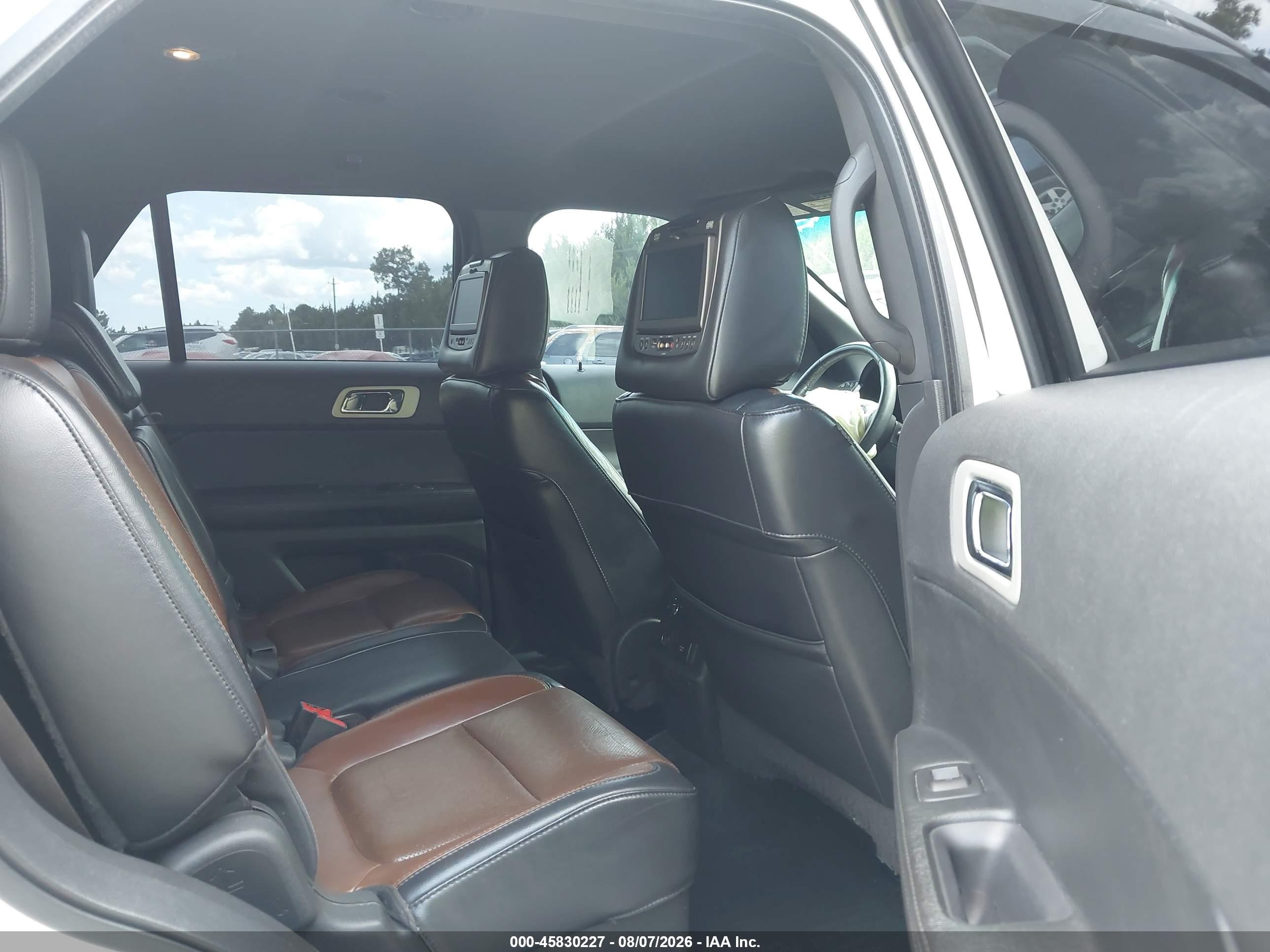 2011 Ford Explorer Limited White vin: 1FMHK7F87BGA94709