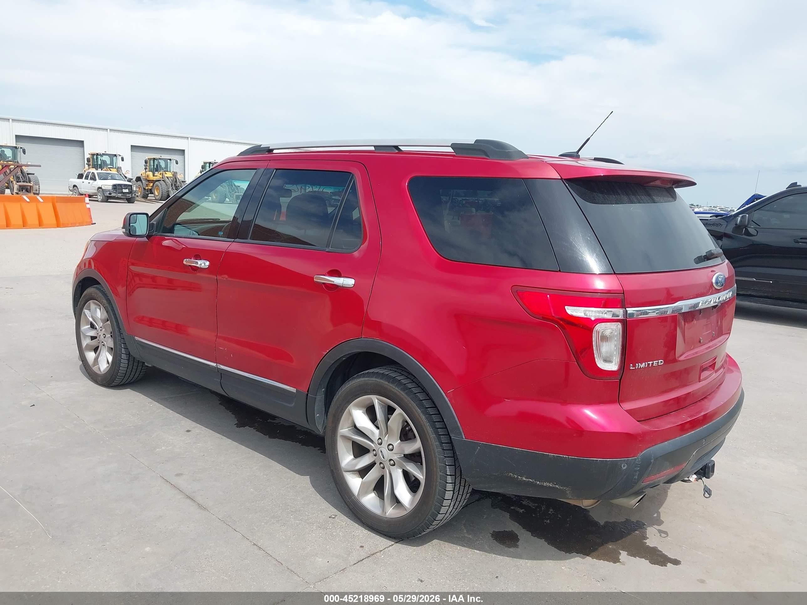 2012 Ford Explorer Limited Burgundy vin: 1FMHK7F87CGA94016