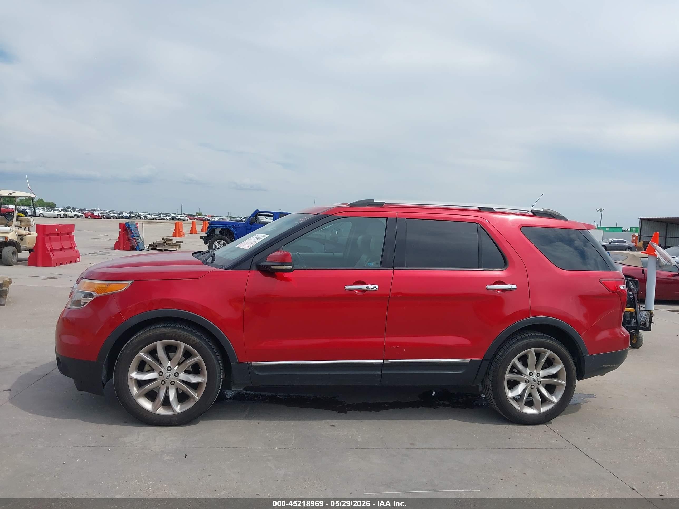 2012 Ford Explorer Limited Burgundy vin: 1FMHK7F87CGA94016