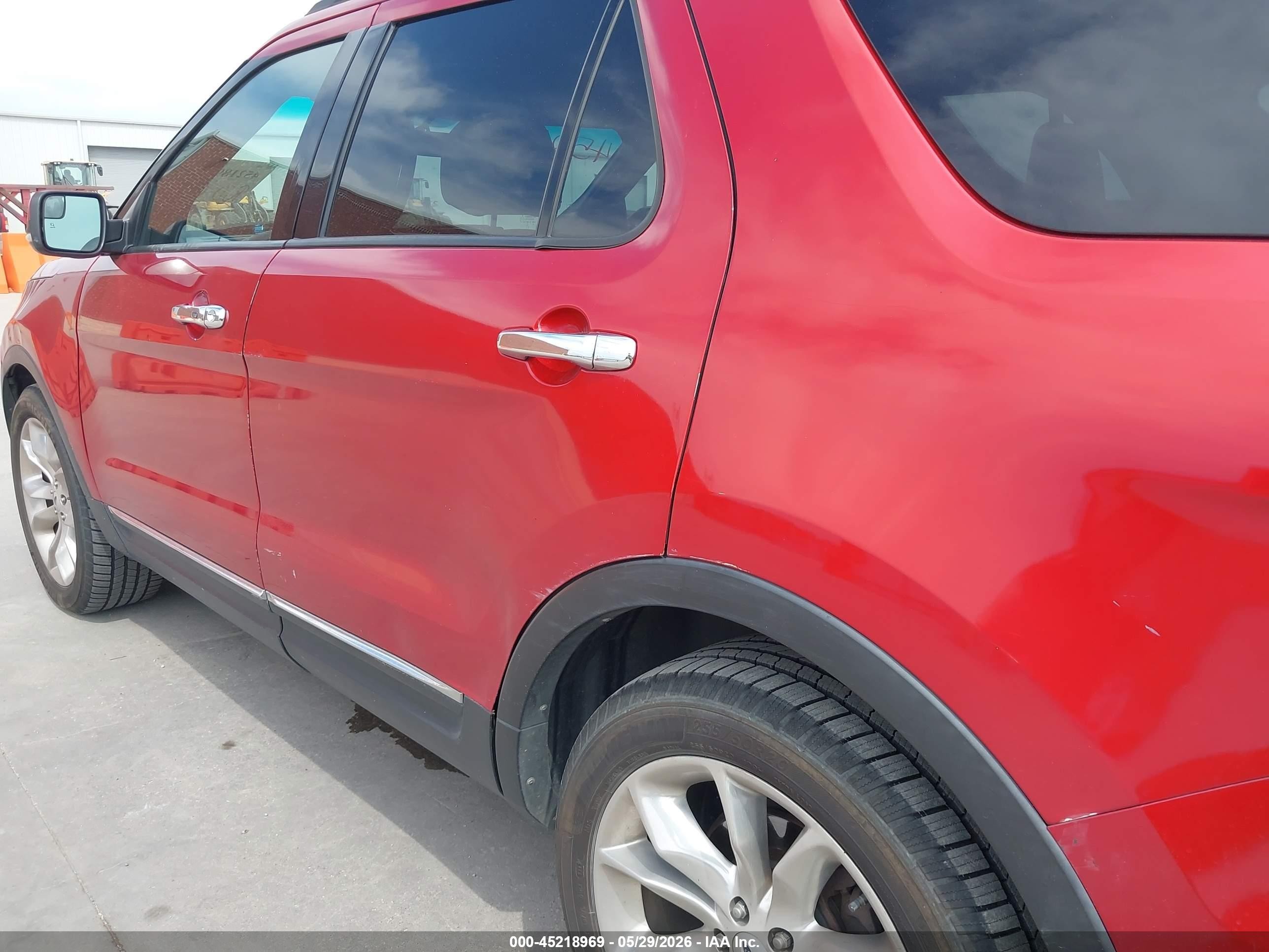 2012 Ford Explorer Limited Burgundy vin: 1FMHK7F87CGA94016