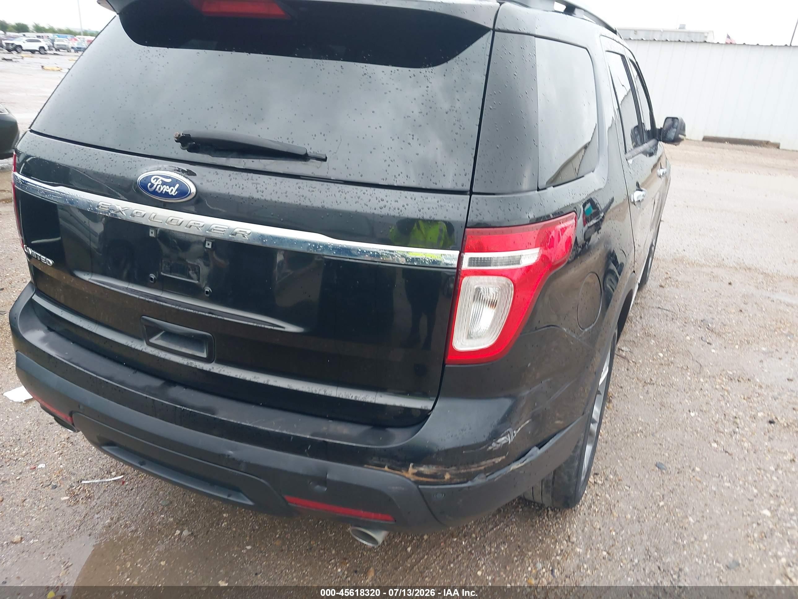 2011 Ford Explorer Limited Black vin: 1FMHK7F88BGA22000