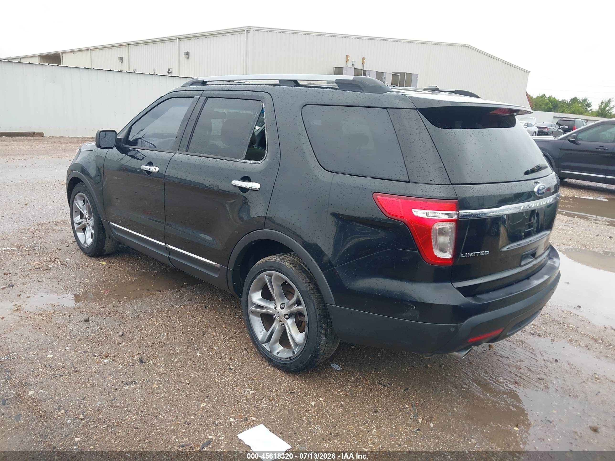 2011 Ford Explorer Limited Black vin: 1FMHK7F88BGA22000