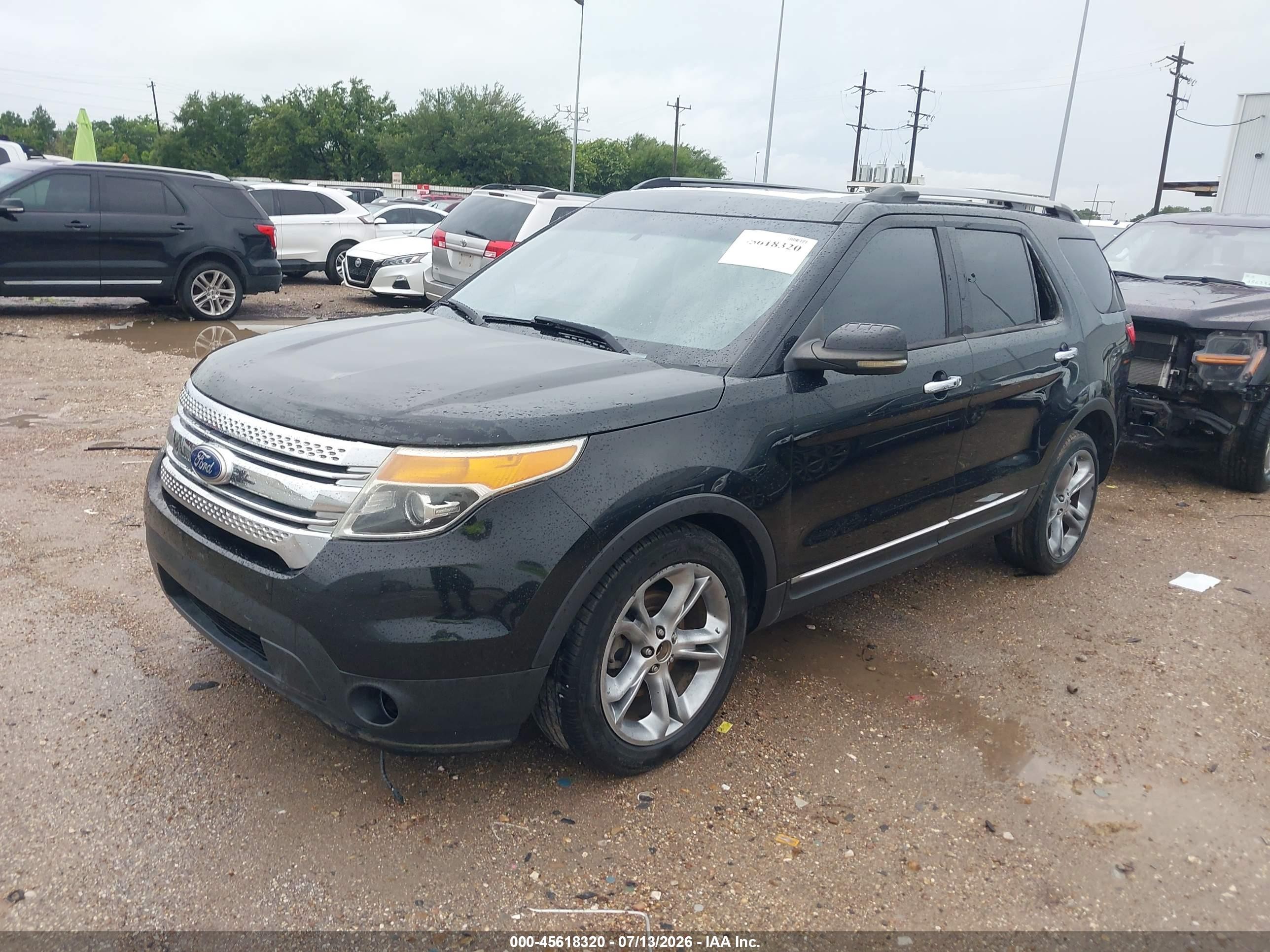 2011 Ford Explorer Limited Black vin: 1FMHK7F88BGA22000