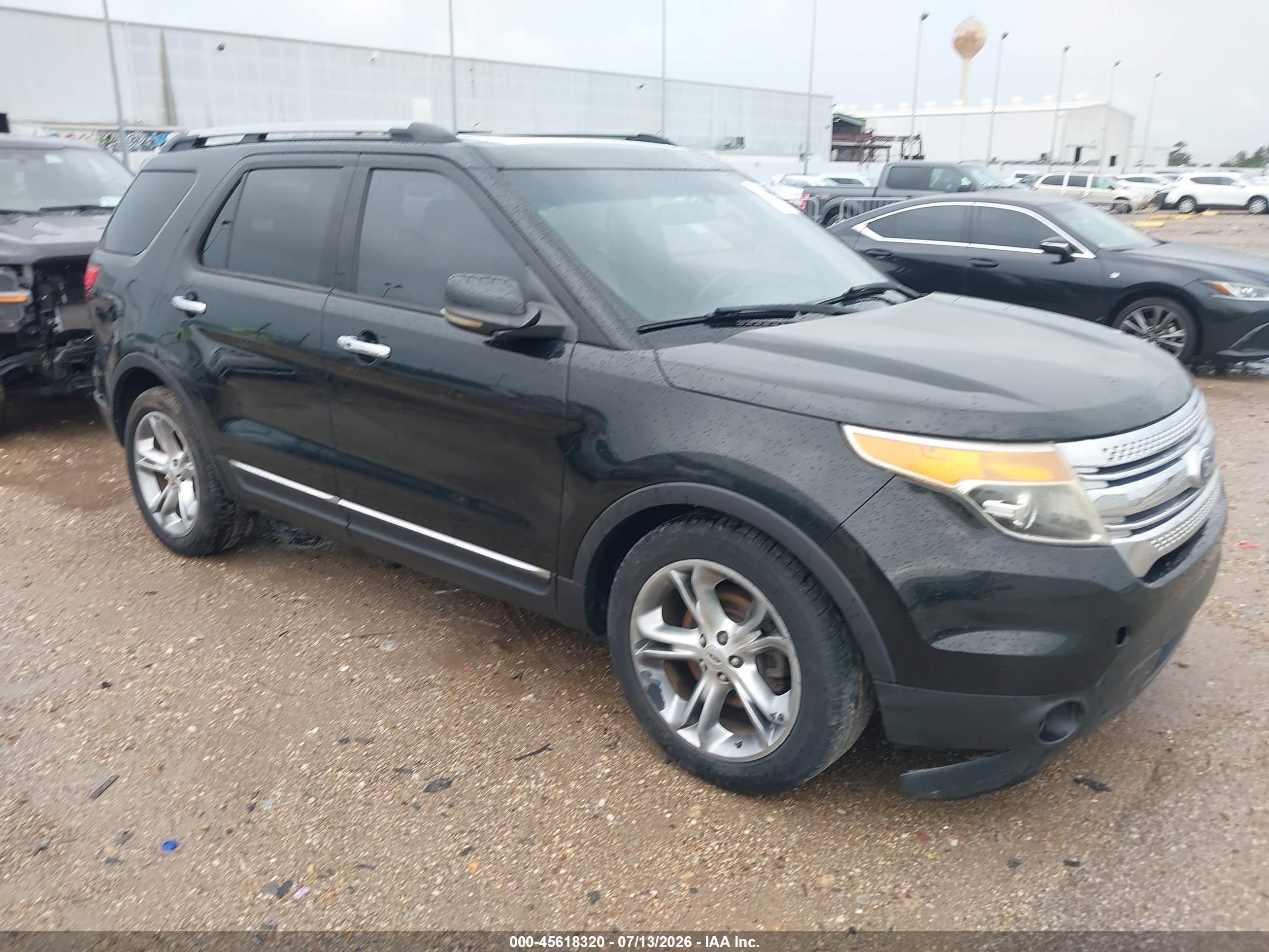 2011 Ford Explorer Limited Black vin: 1FMHK7F88BGA22000