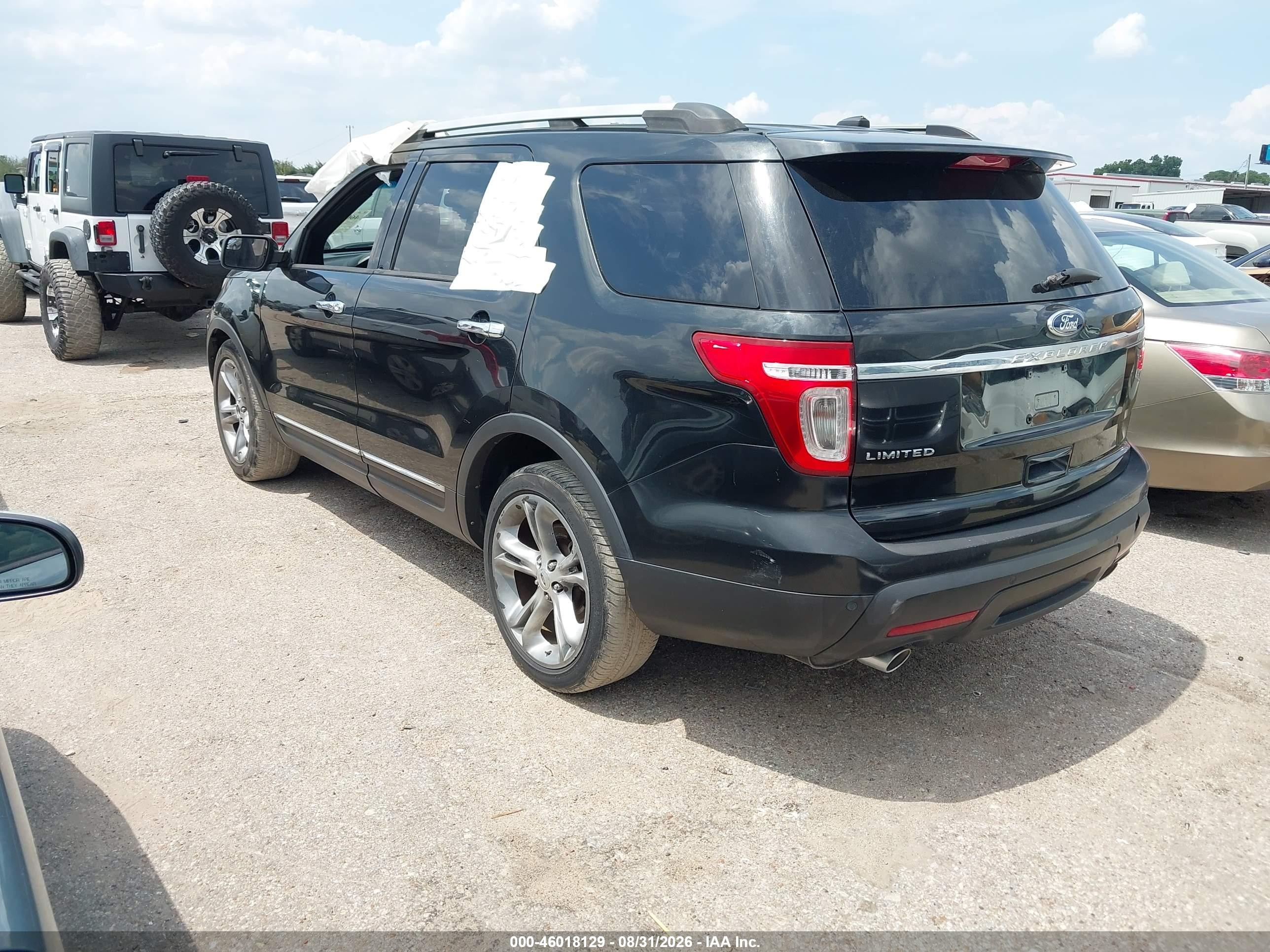 2011 Ford Explorer Limited Black vin: 1FMHK7F88BGA22000