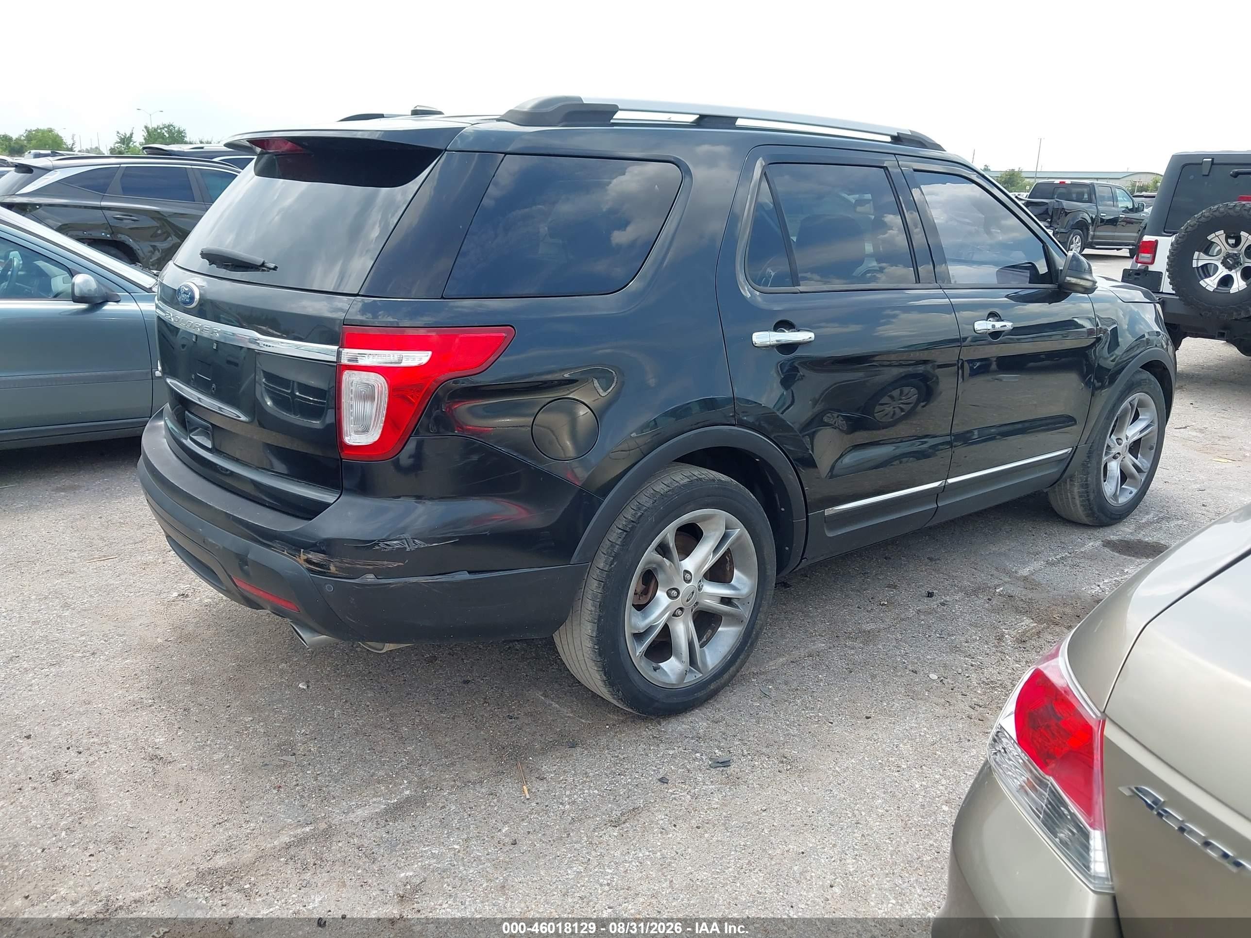 2011 Ford Explorer Limited Black vin: 1FMHK7F88BGA22000