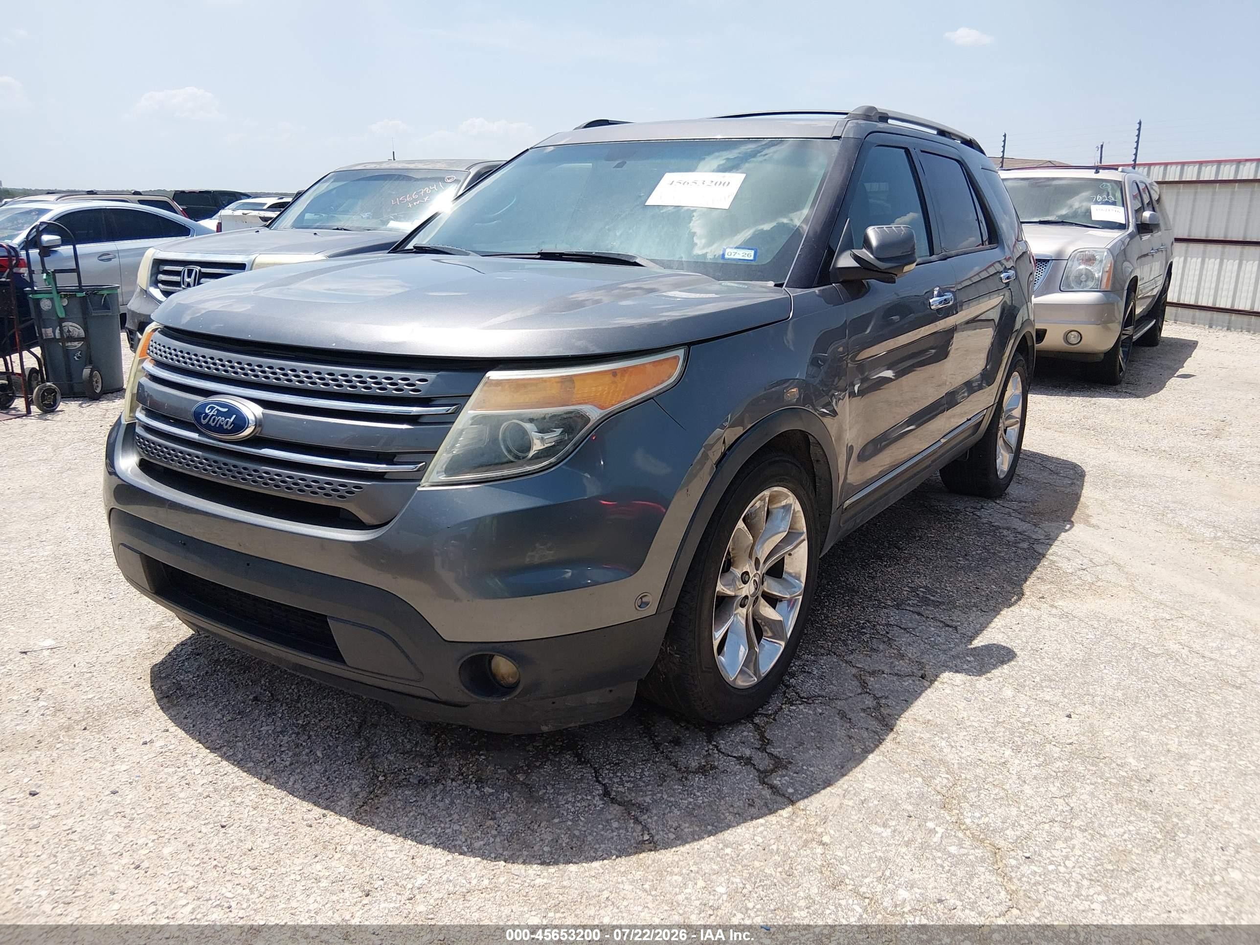 2011 Ford Explorer Limited Gray vin: 1FMHK7F88BGA50749