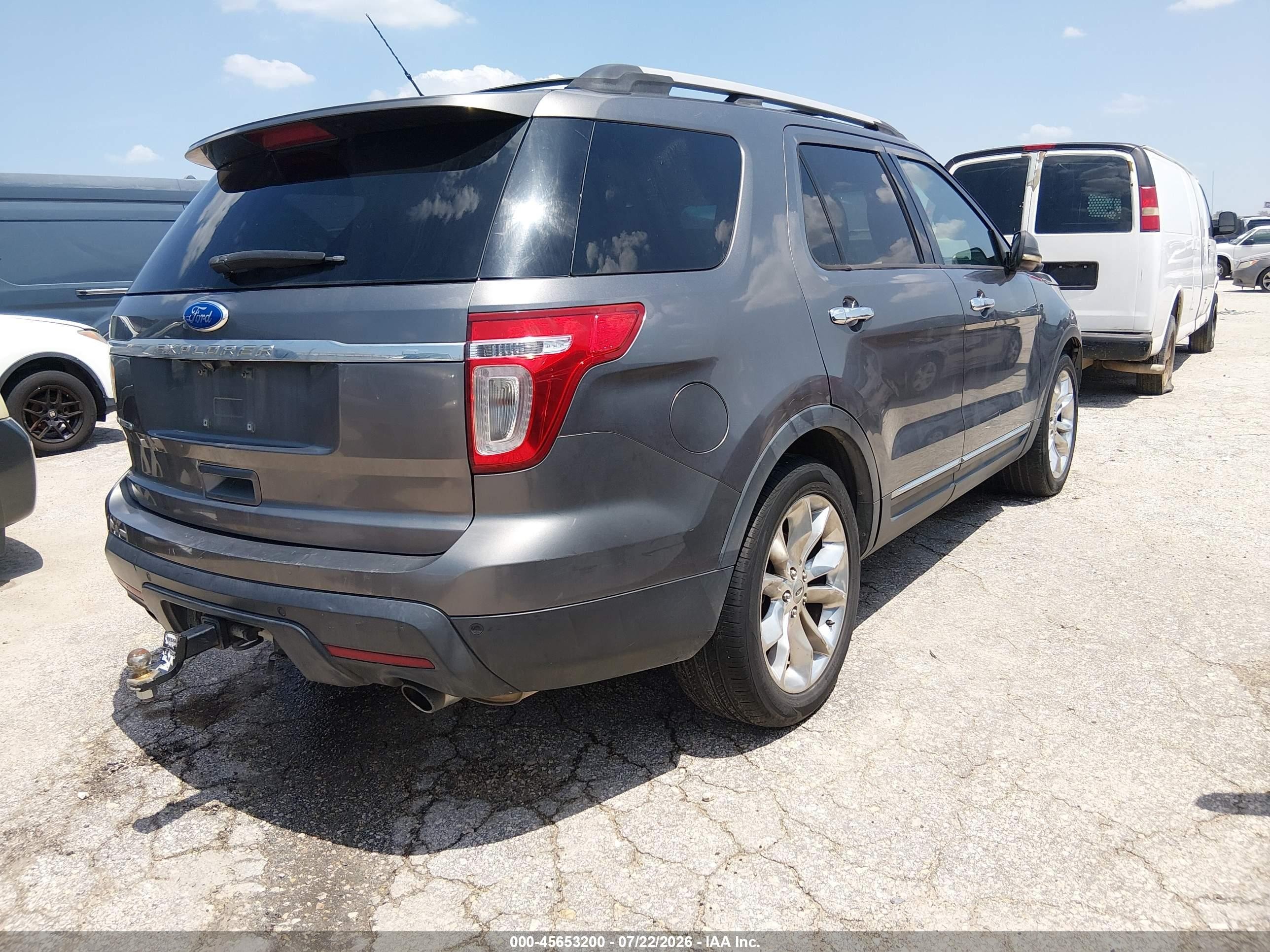 2011 Ford Explorer Limited Gray vin: 1FMHK7F88BGA50749