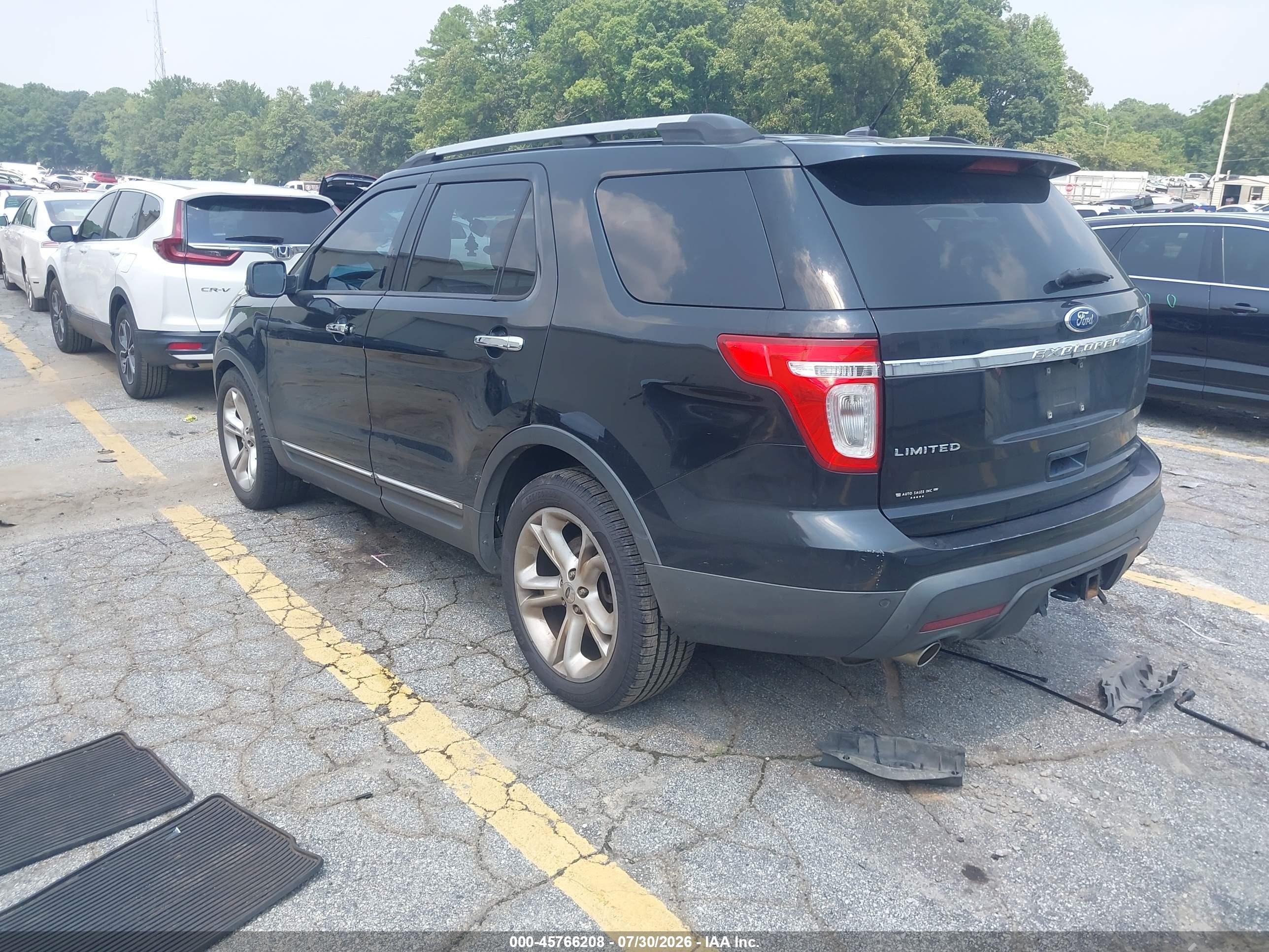 2011 Ford Explorer Limited Black vin: 1FMHK7F88BGA63615