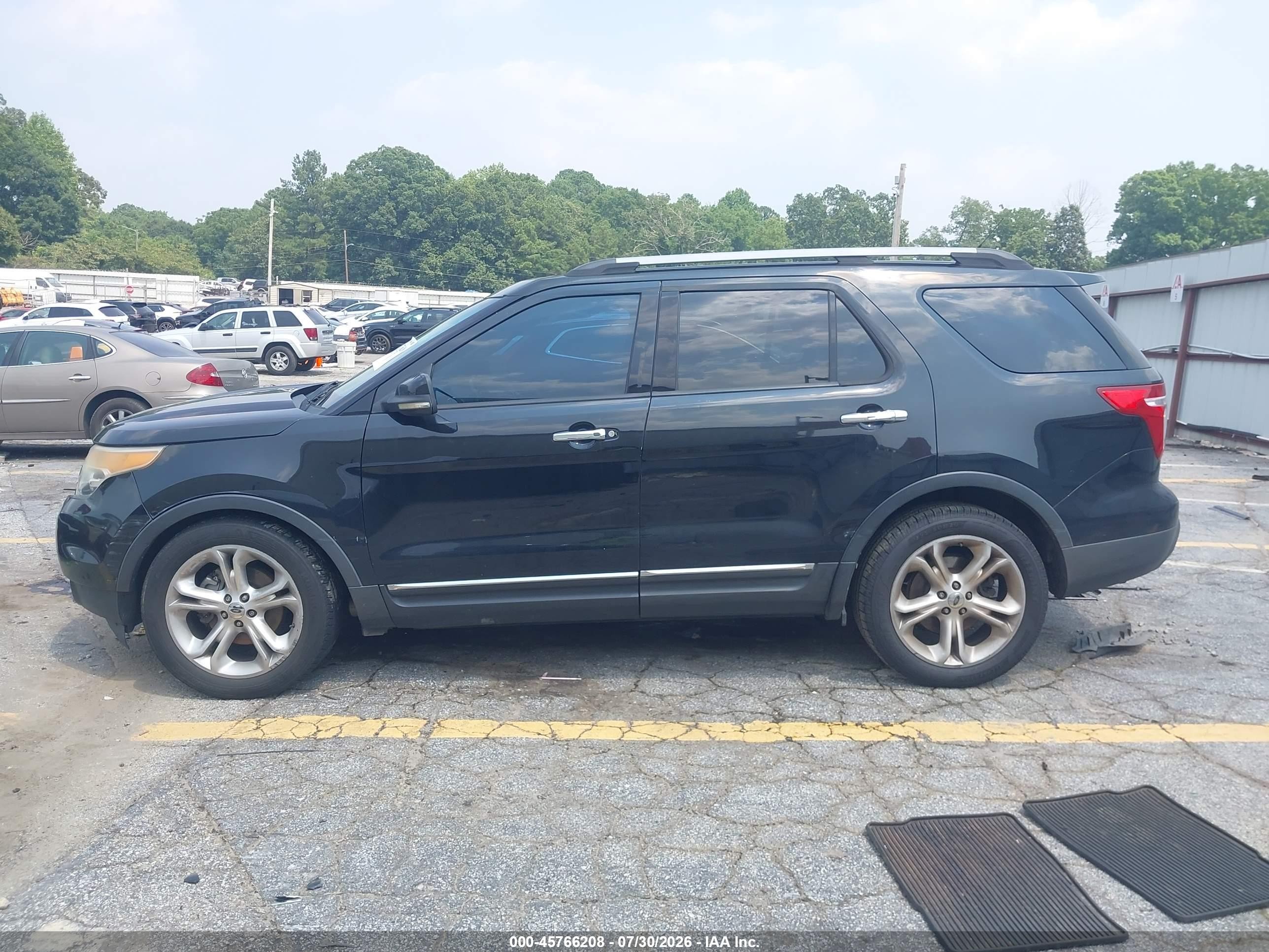 2011 Ford Explorer Limited Black vin: 1FMHK7F88BGA63615