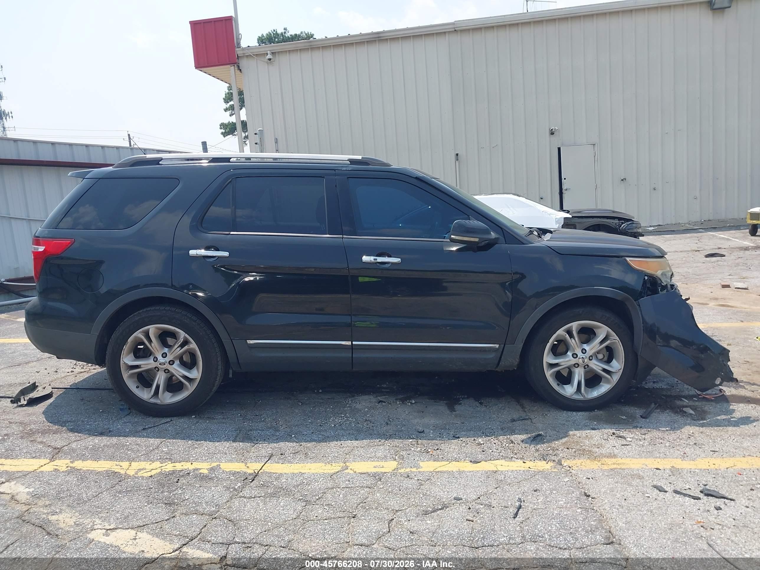 2011 Ford Explorer Limited Black vin: 1FMHK7F88BGA63615