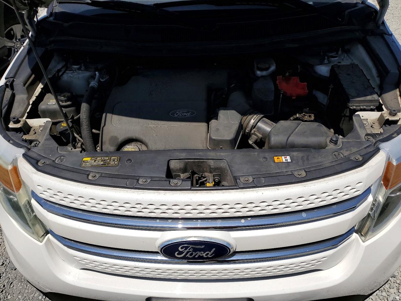 2011 Ford Explorer Limited White vin: 1FMHK7F89BGA21793