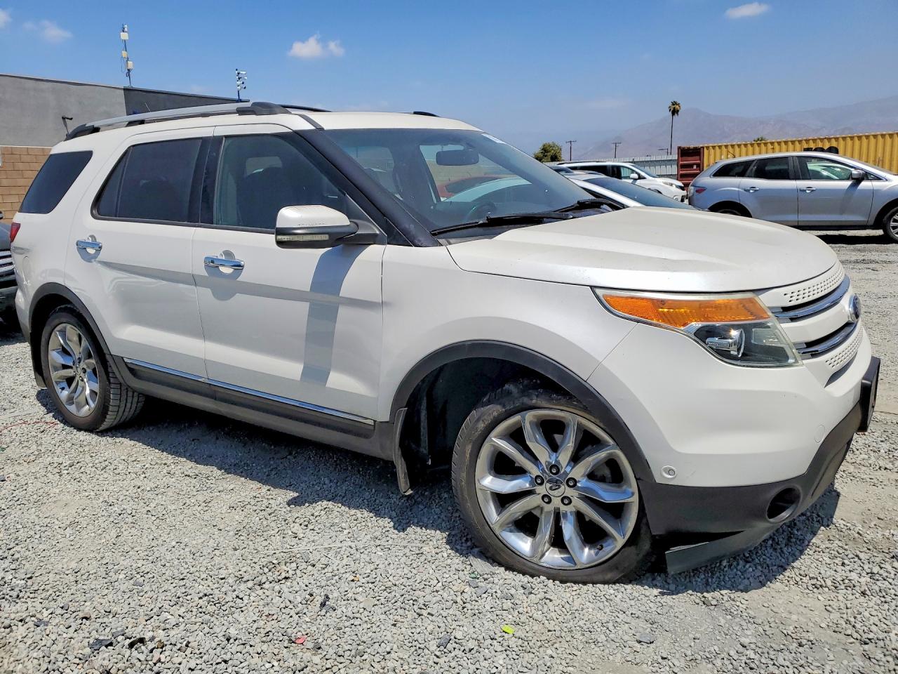 2011 Ford Explorer Limited White vin: 1FMHK7F89BGA21793