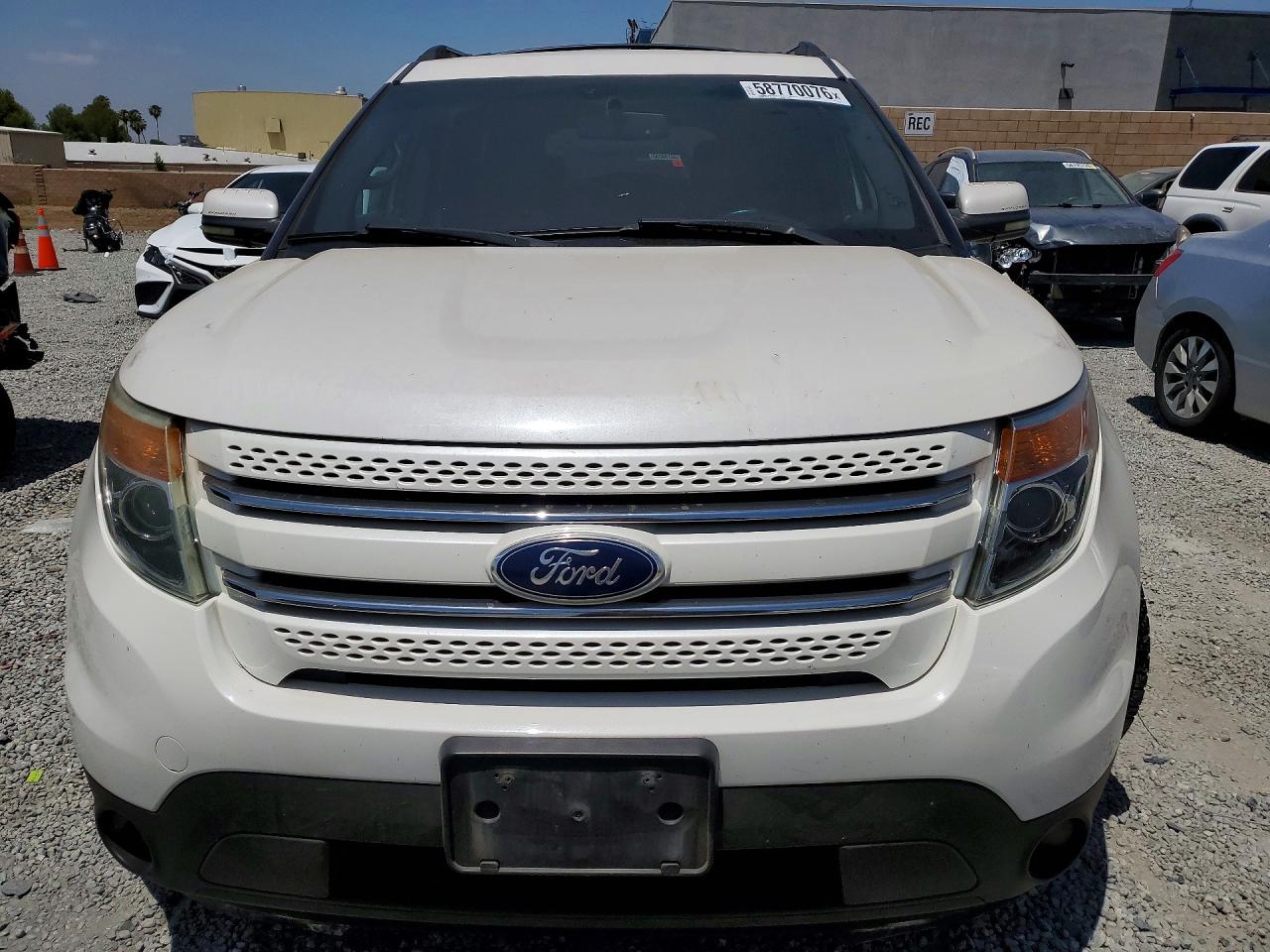 2011 Ford Explorer Limited White vin: 1FMHK7F89BGA21793