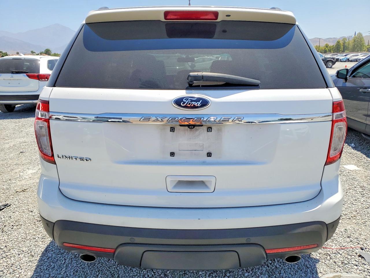 2011 Ford Explorer Limited White vin: 1FMHK7F89BGA21793