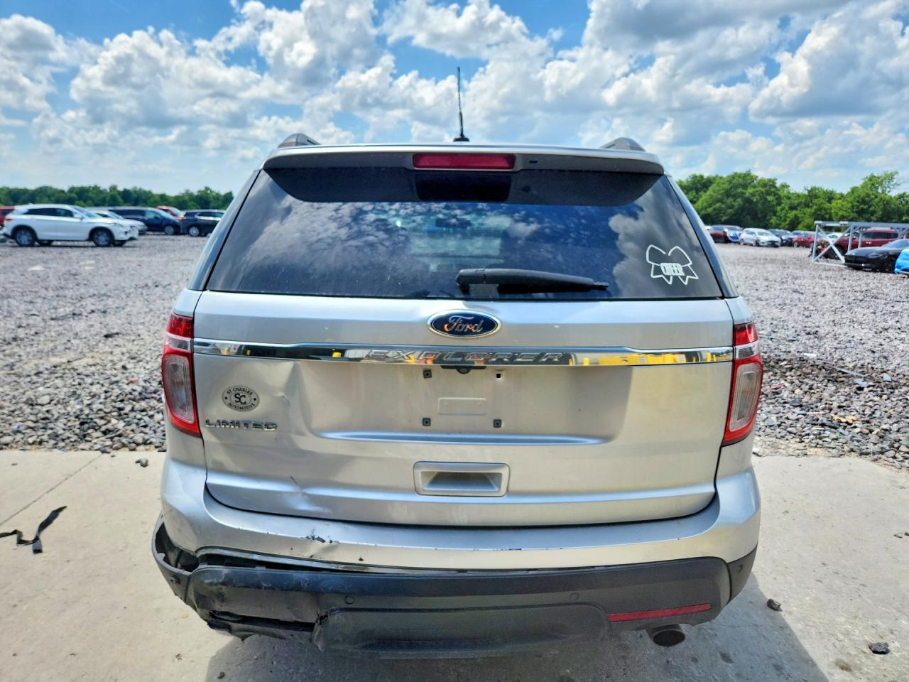 2011 Ford Explorer Limited Silver vin: 1FMHK7F89BGA60979