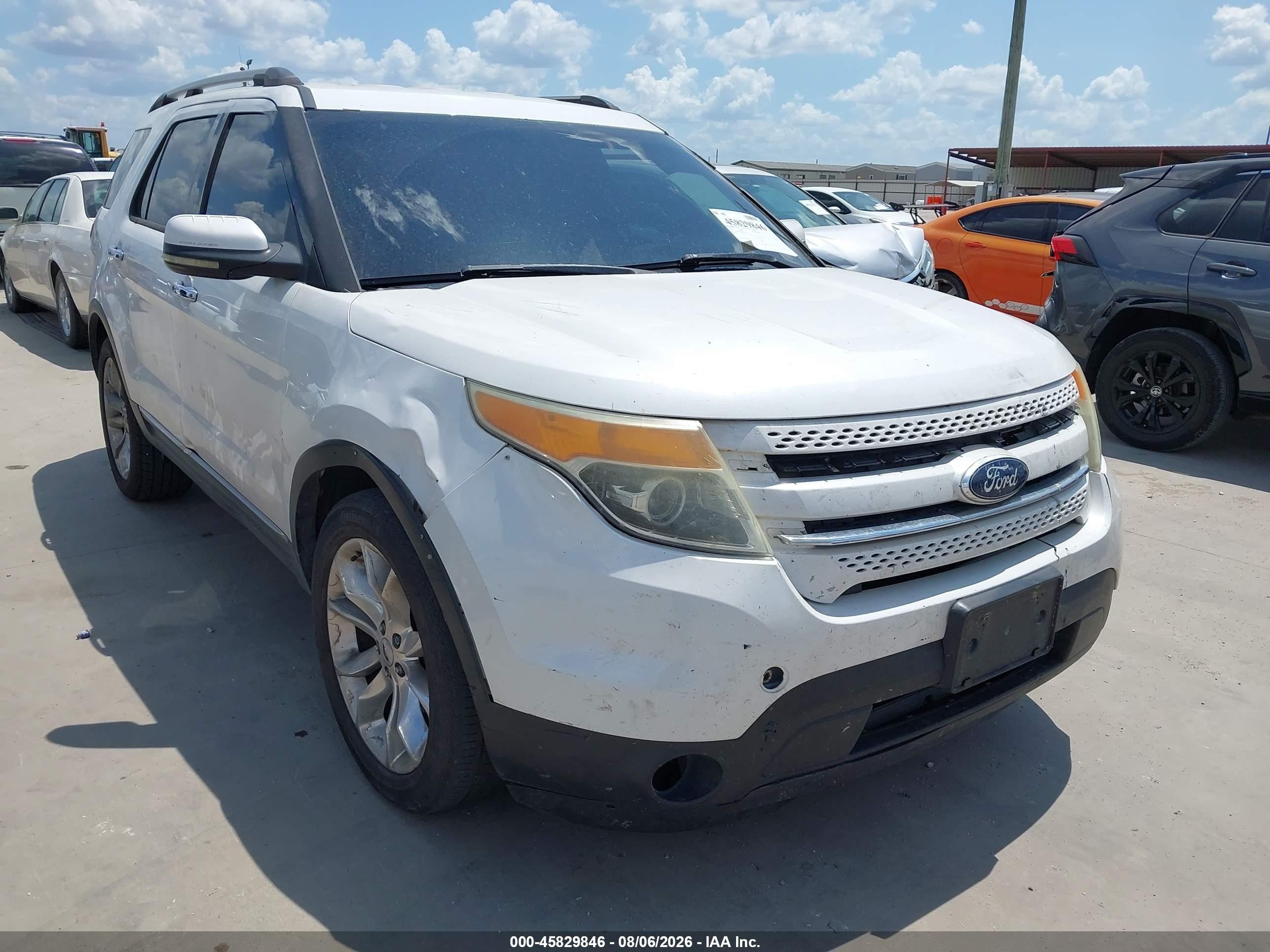 2011 Ford Explorer Limited White vin: 1FMHK7F89BGA63798