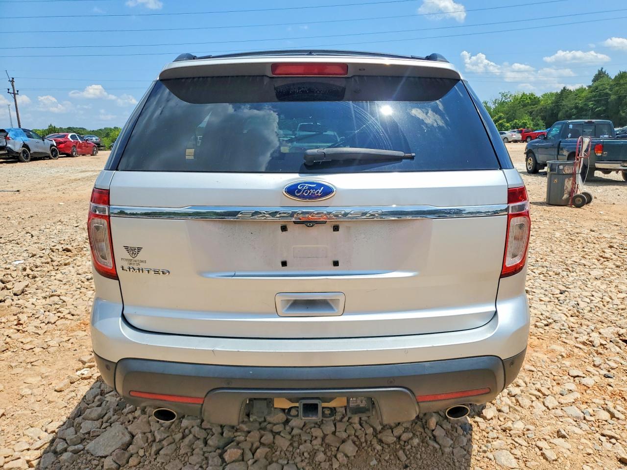 2011 Ford Explorer Limited Silver vin: 1FMHK7F89BGA78589