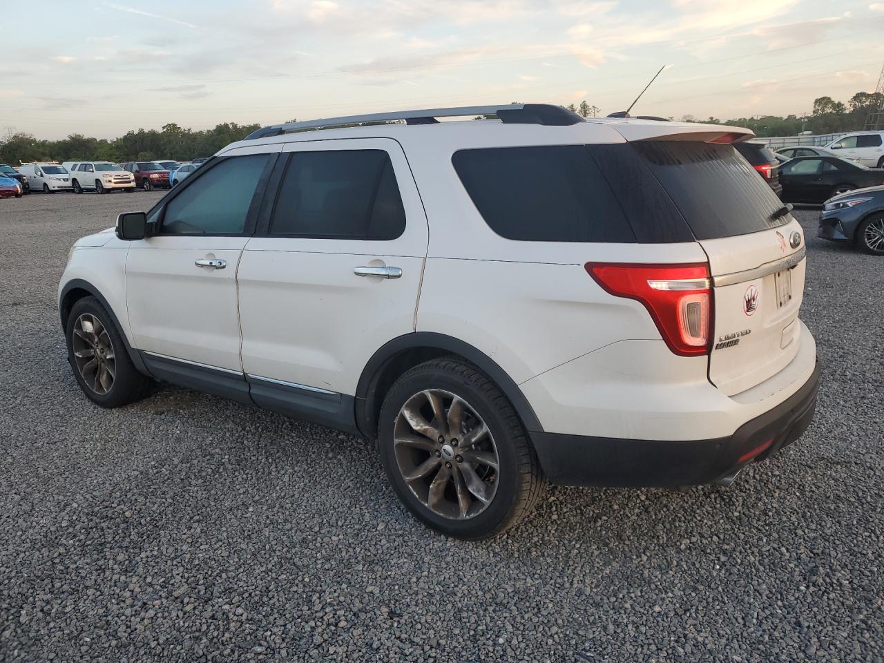 2012 Ford Explorer Limited Белый vin: 1FMHK7F89CGA07541
