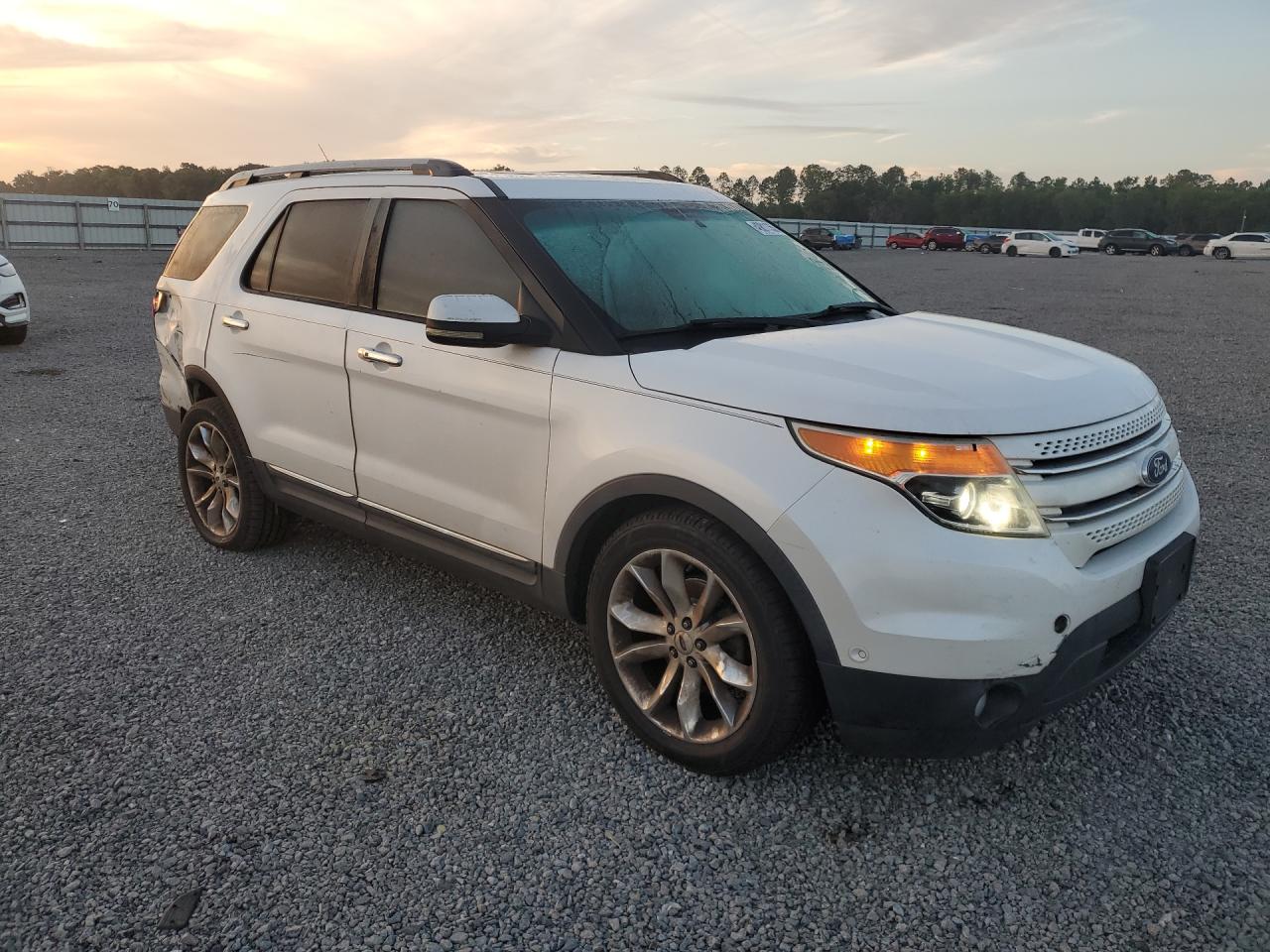 2012 Ford Explorer Limited Белый vin: 1FMHK7F89CGA07541