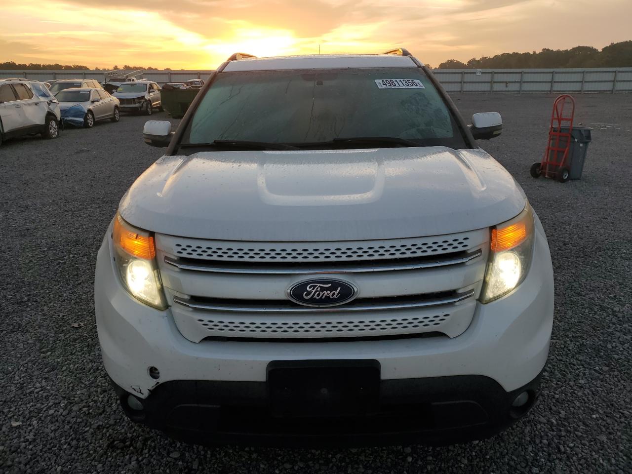 2012 Ford Explorer Limited Белый vin: 1FMHK7F89CGA07541