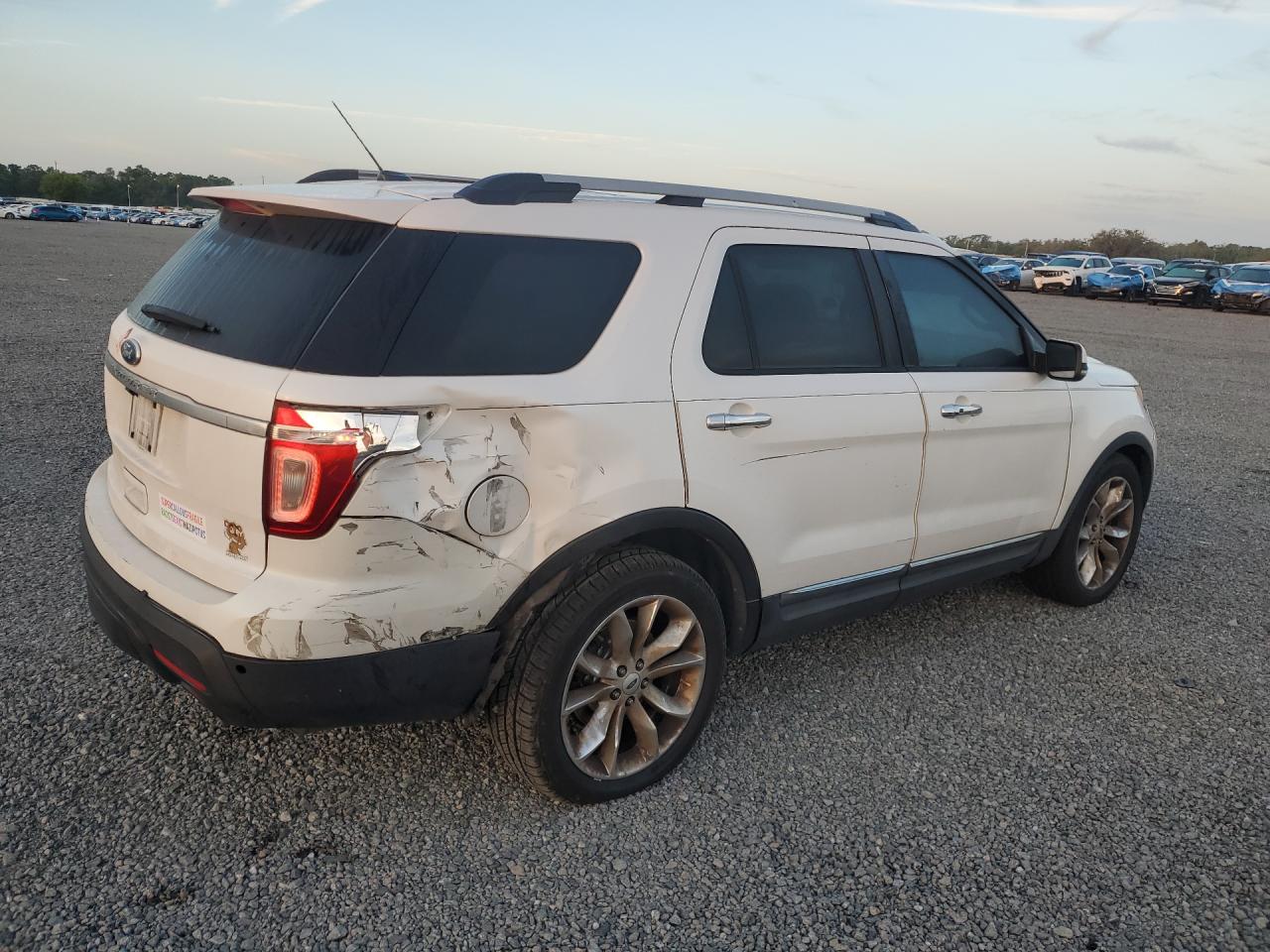 2012 Ford Explorer Limited Белый vin: 1FMHK7F89CGA07541