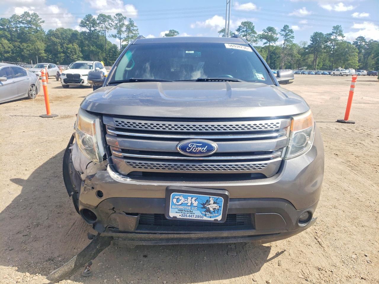 2012 Ford Explorer Limited Gray vin: 1FMHK7F89CGA44993