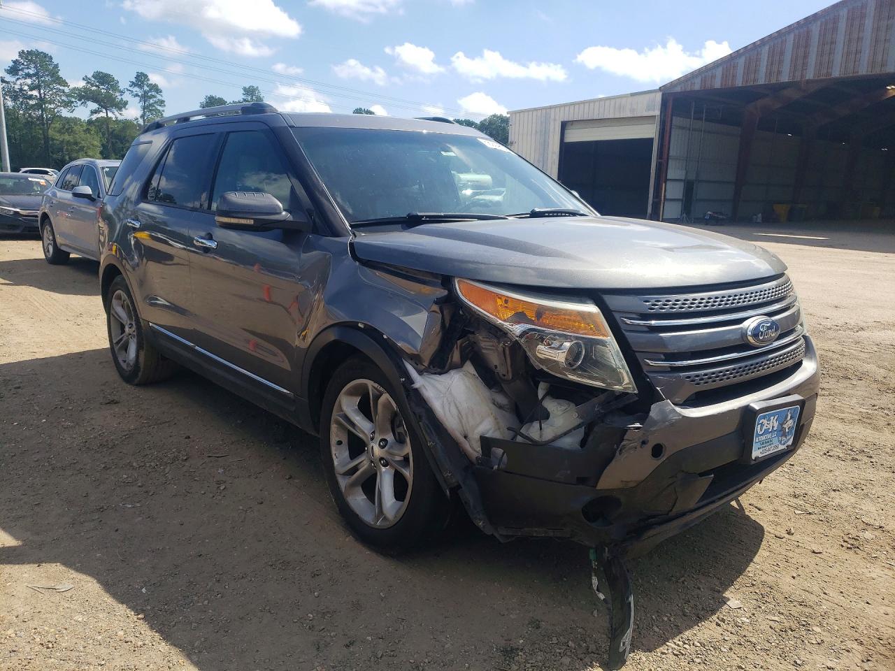 2012 Ford Explorer Limited Gray vin: 1FMHK7F89CGA44993
