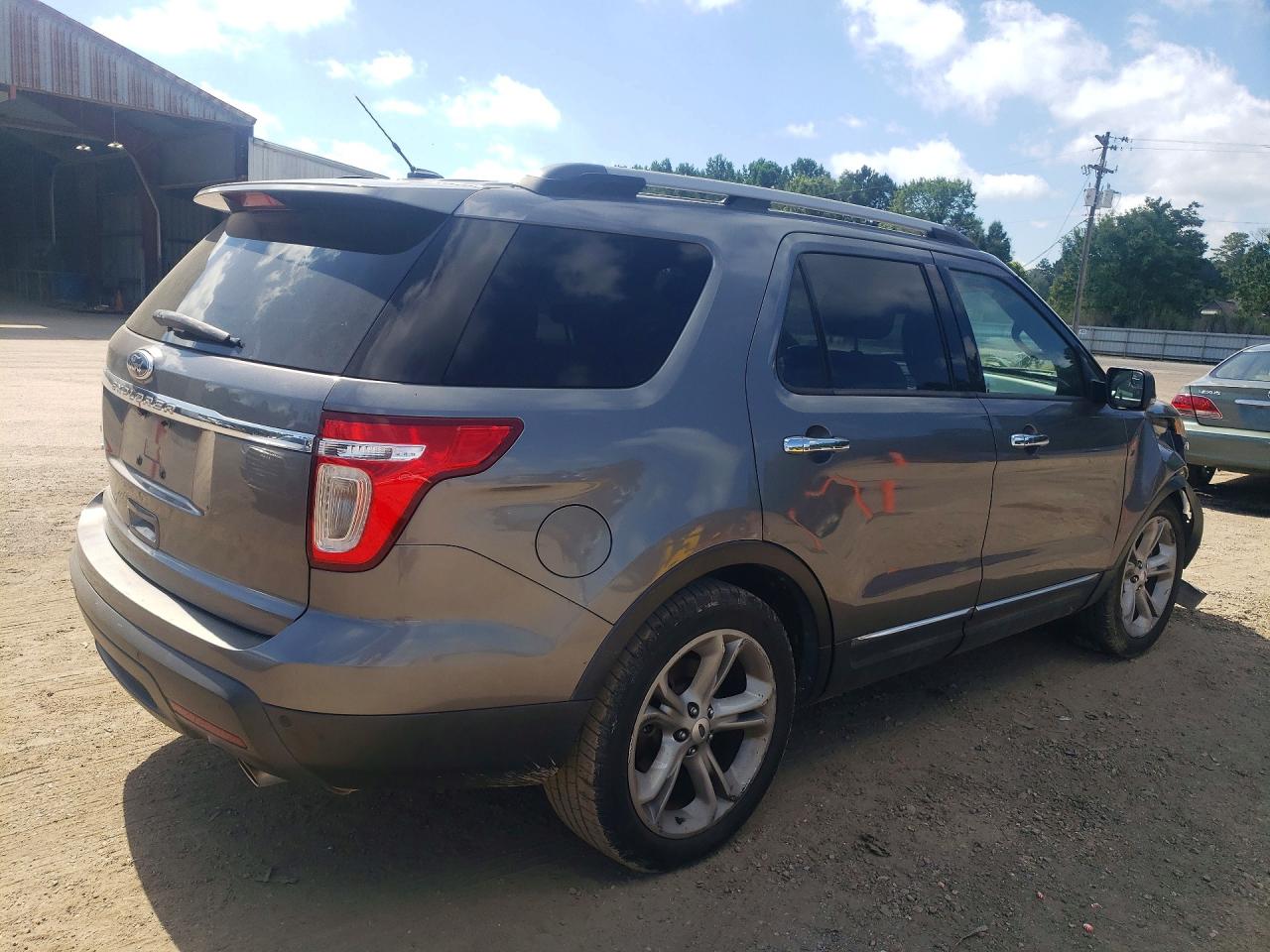 2012 Ford Explorer Limited Gray vin: 1FMHK7F89CGA44993