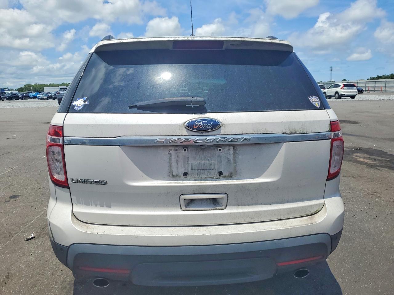 2012 Ford Explorer Limited White vin: 1FMHK7F89CGA54830