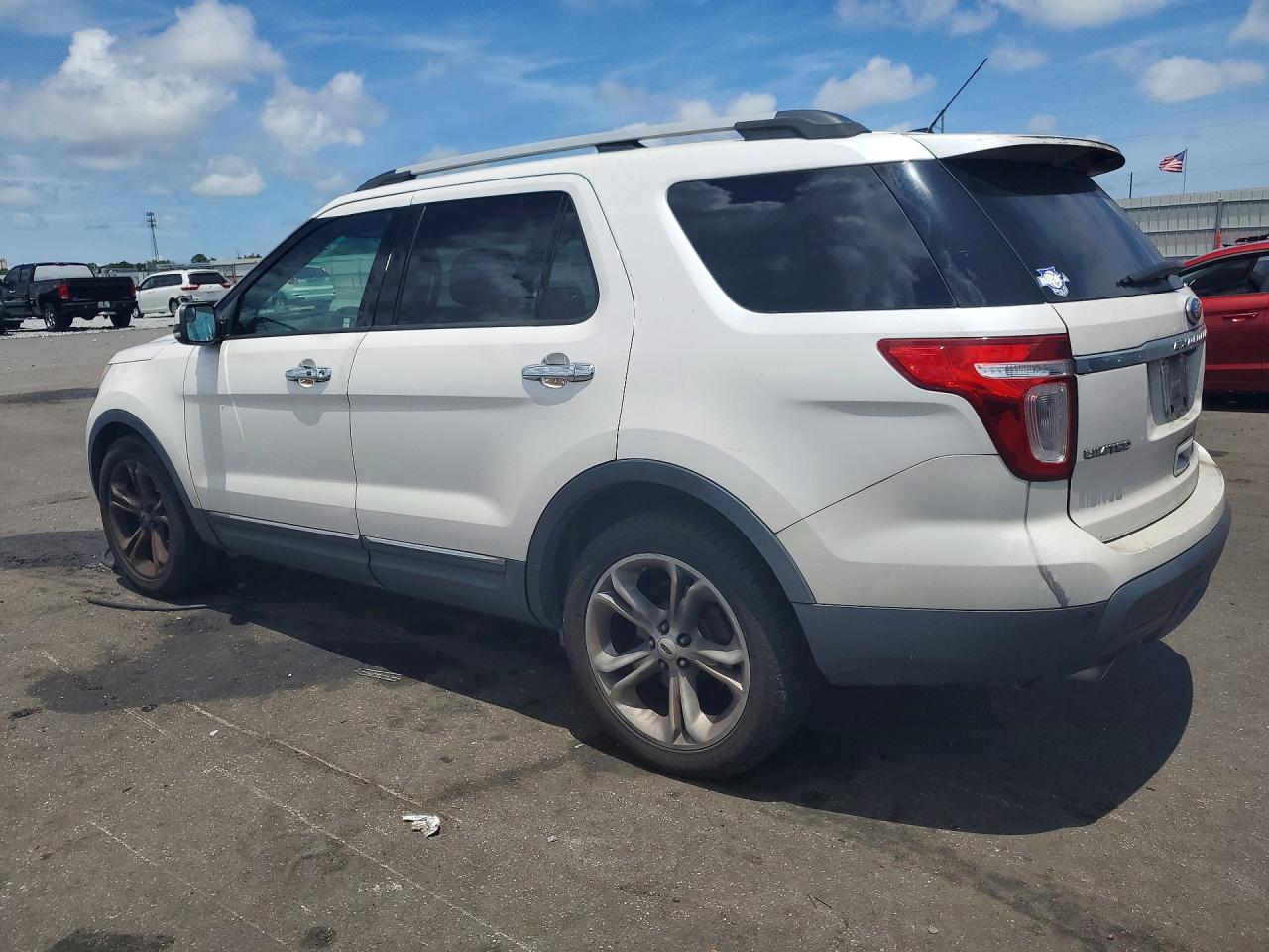 2012 Ford Explorer Limited White vin: 1FMHK7F89CGA54830