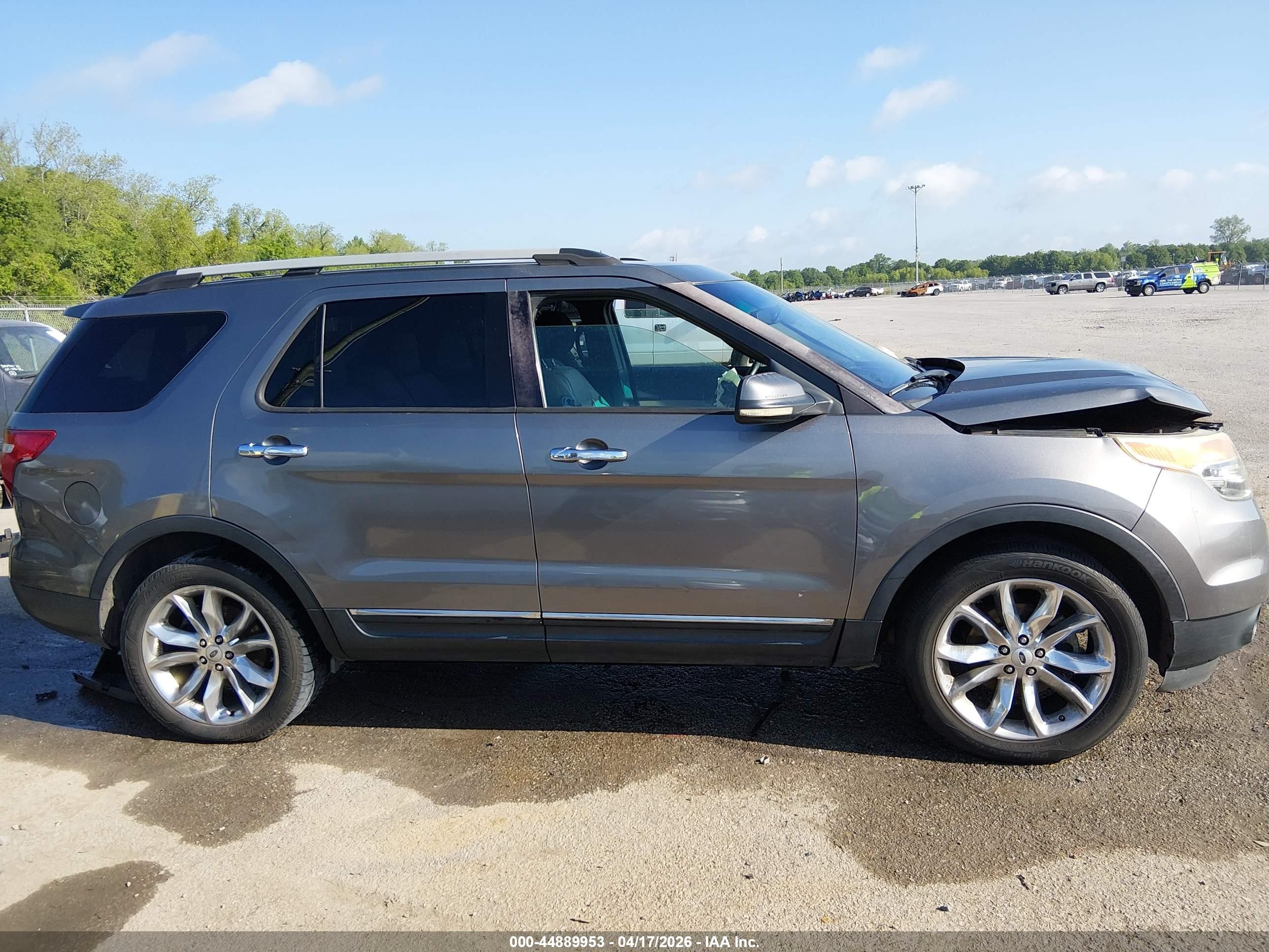 2012 Ford Explorer Limited Gray vin: 1FMHK7F89CGA79517