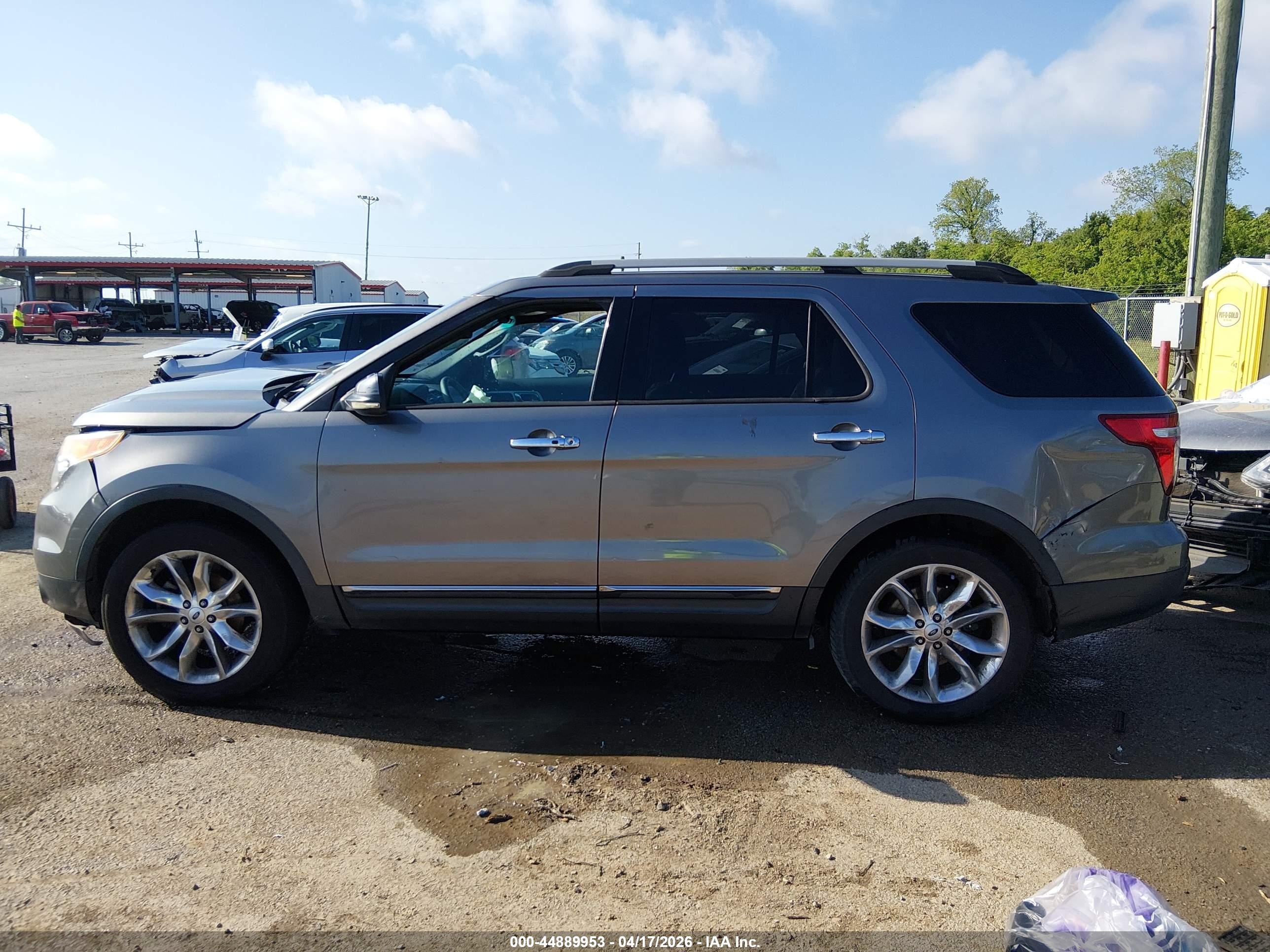 2012 Ford Explorer Limited Gray vin: 1FMHK7F89CGA79517