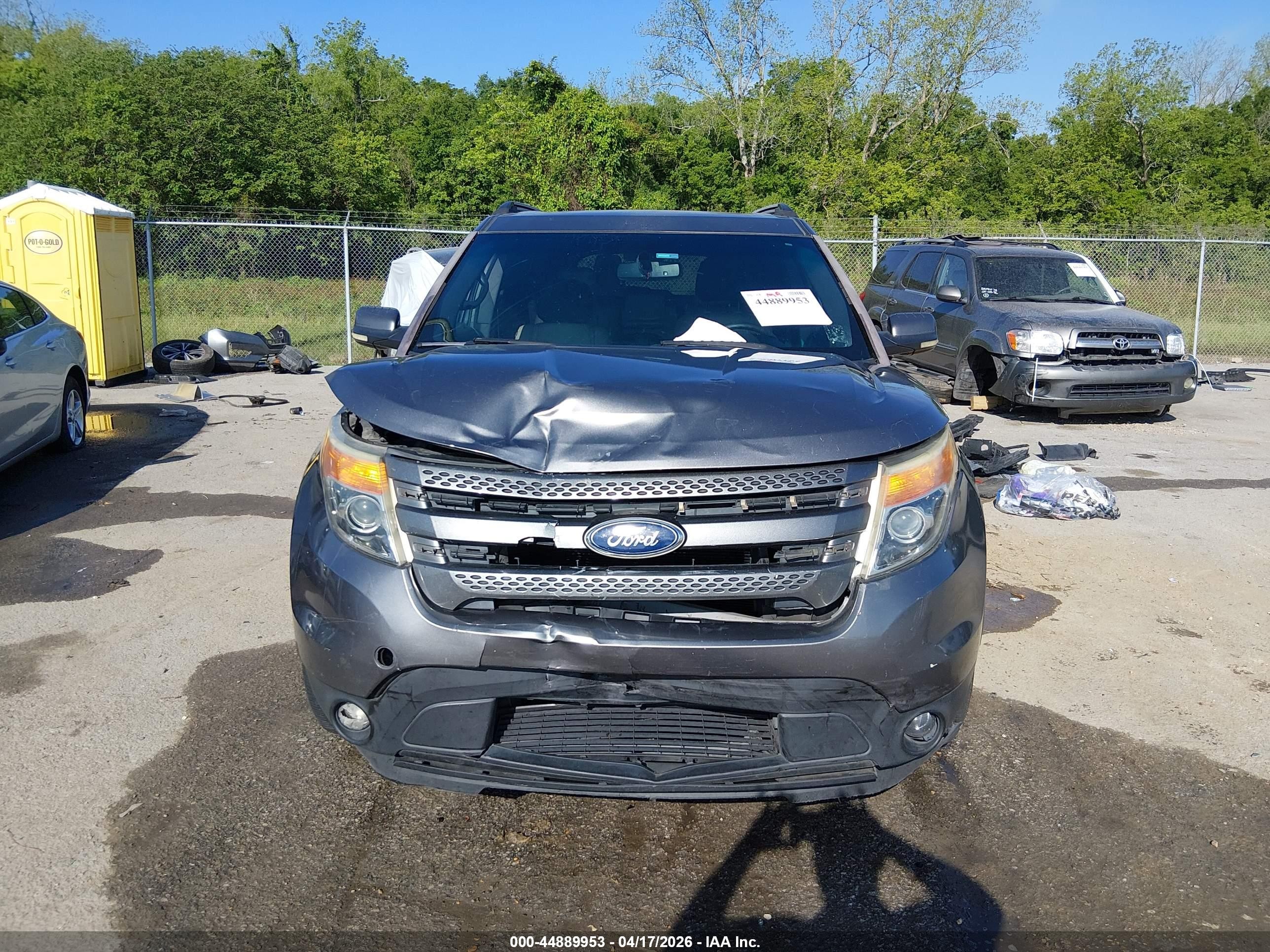 2012 Ford Explorer Limited Gray vin: 1FMHK7F89CGA79517
