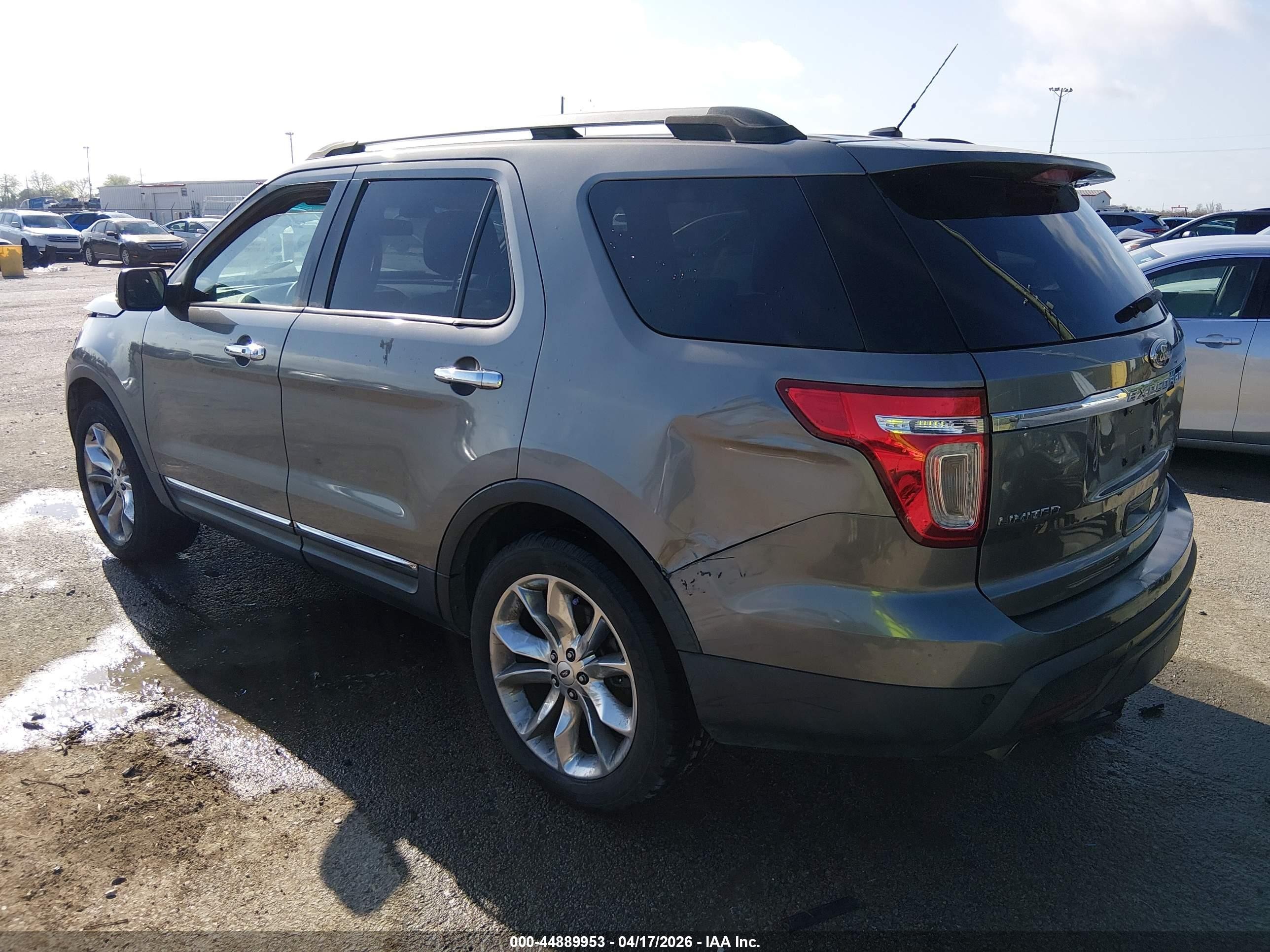 2012 Ford Explorer Limited Gray vin: 1FMHK7F89CGA79517
